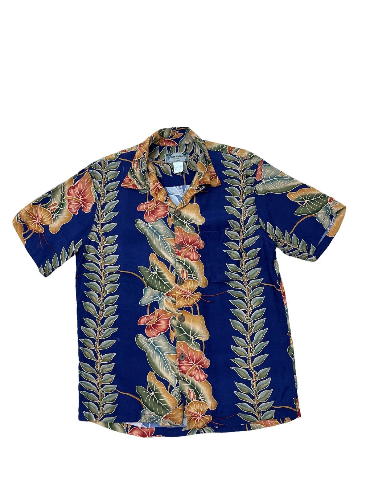 Other Vtg 80s Kamehameha Hawaiian Rayon Cam Shirt Florals 3🟩5 Size US M / EU 48-50 / 2 - 2 Thumbnail