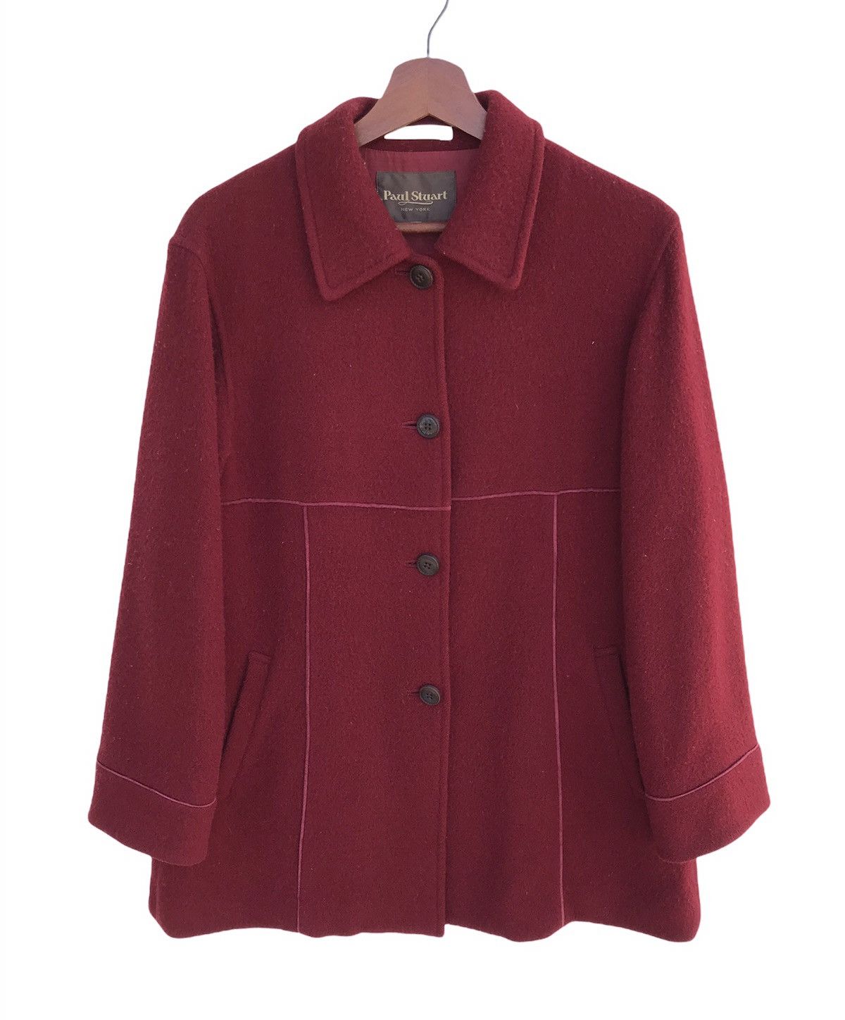 ジャケット・アウター 90s Paul Stuart wool half coat Men's Paul Stuart Outerwear | Grailed