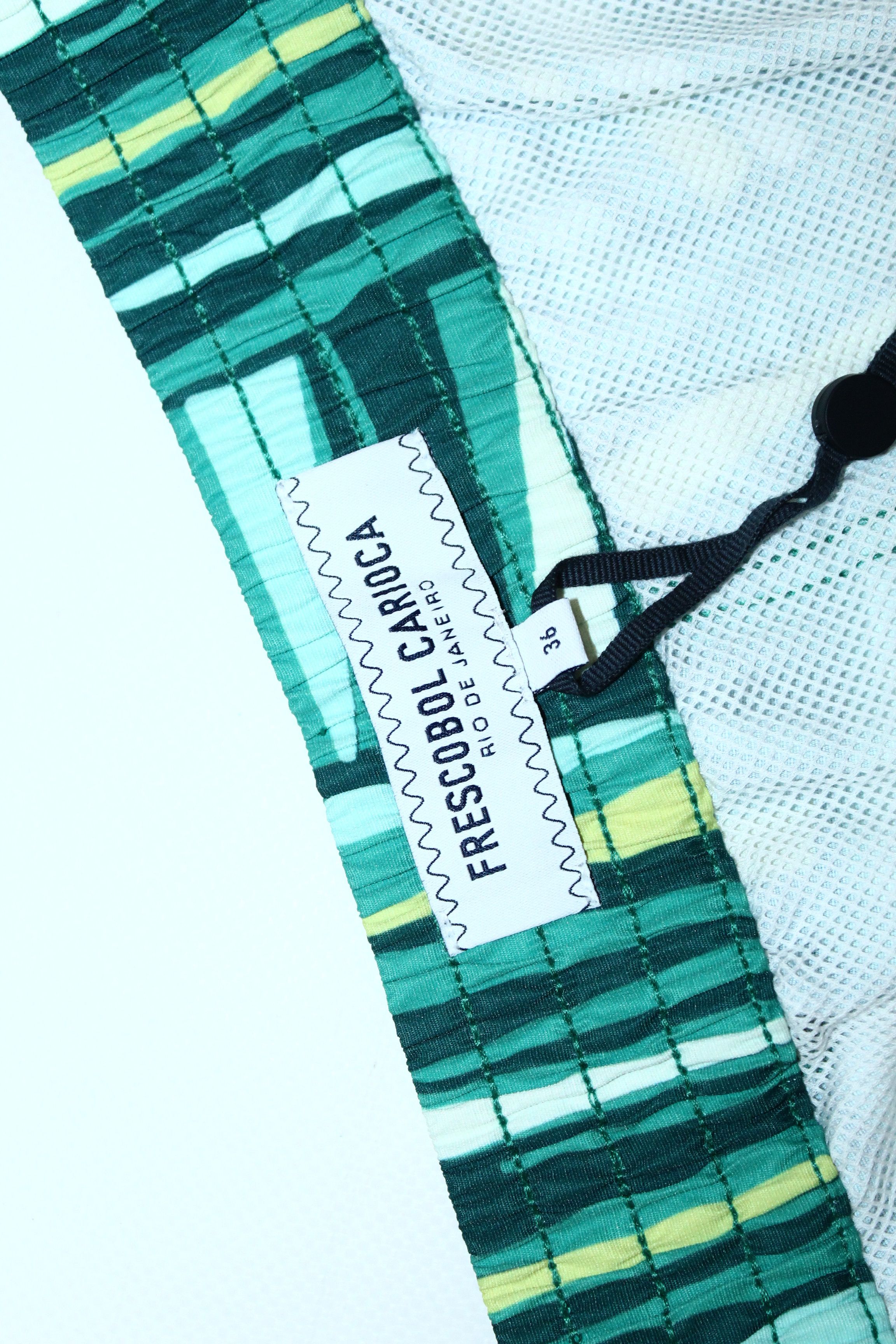 Frescobol Carioca Frescobol Carioca Trunks Classic Palm Pistachio & Citron Size US 36 / EU 52 - 5 Thumbnail
