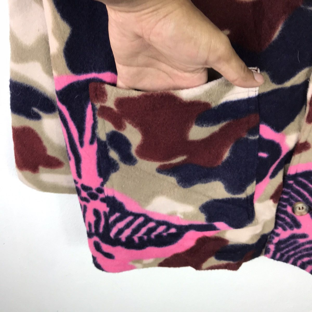 Vintage Unique Italian Samas Jacket Bold & Iconic Camo Floral Size US L / EU 52-54 / 3 - 3 Thumbnail