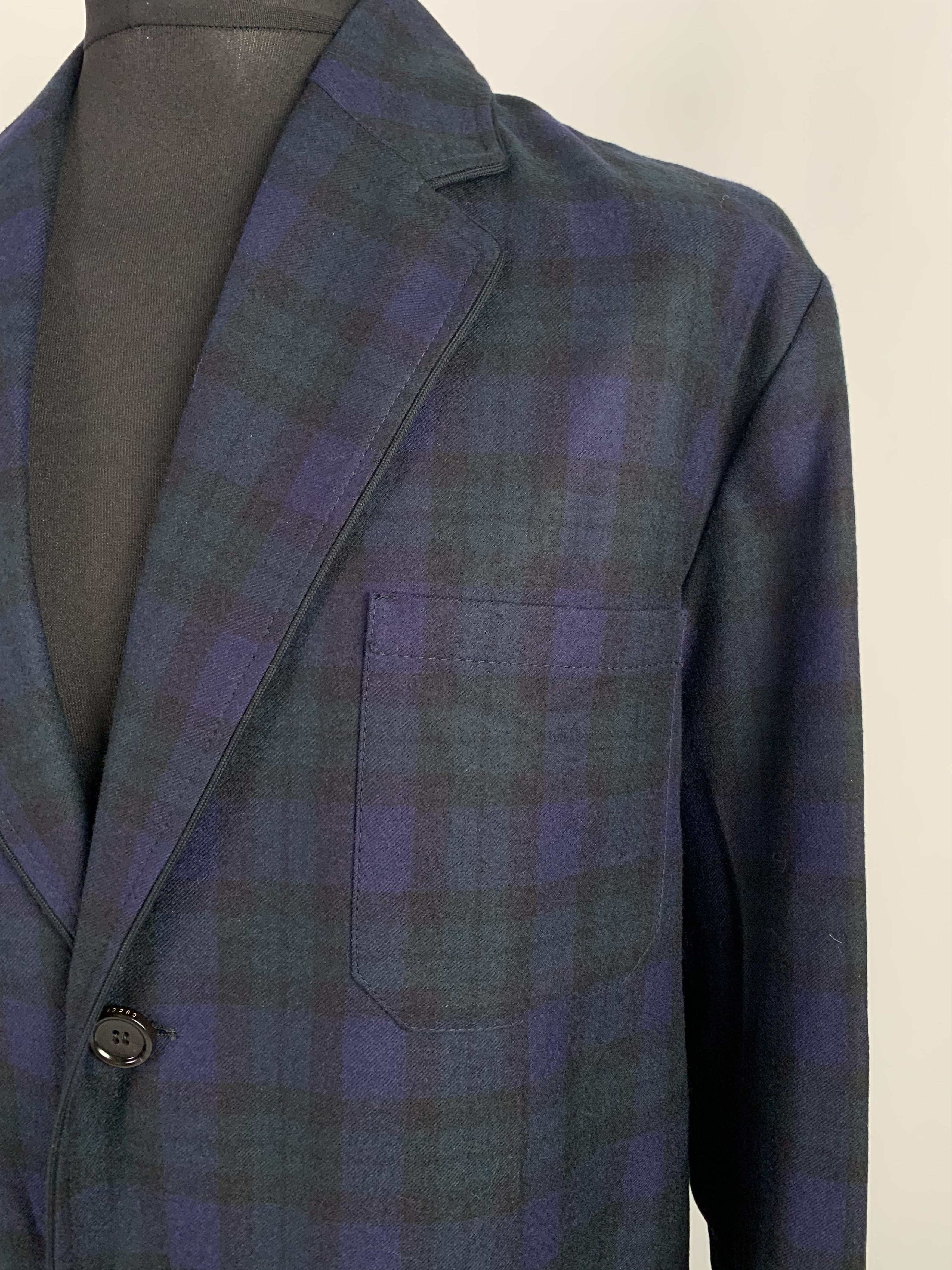 Gucci Gucci Checked Overcoat Size US M / EU 48-50 / 2 - 7 Thumbnail