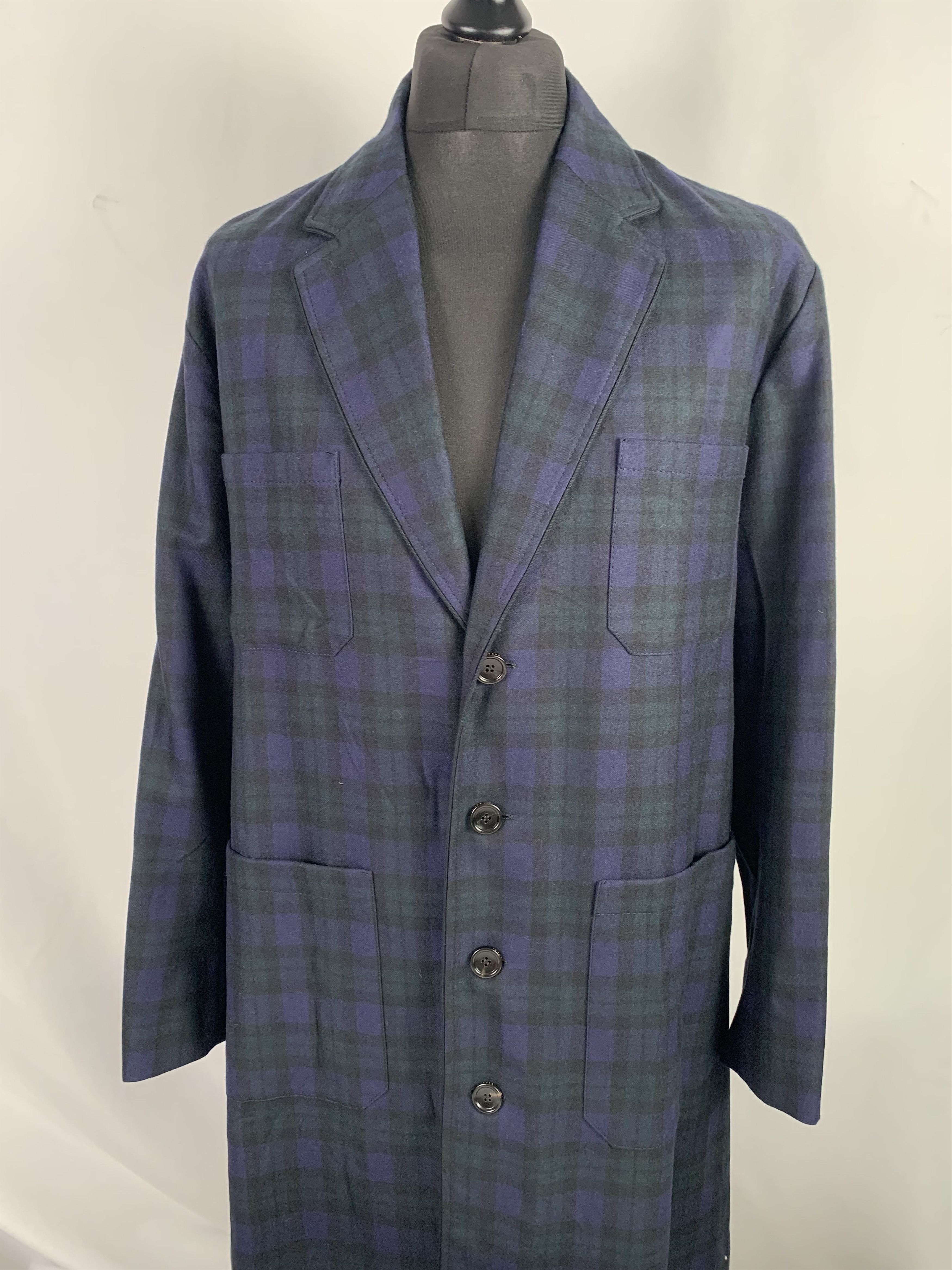 Gucci Gucci Checked Overcoat Size US M / EU 48-50 / 2 - 1 Thumbnail