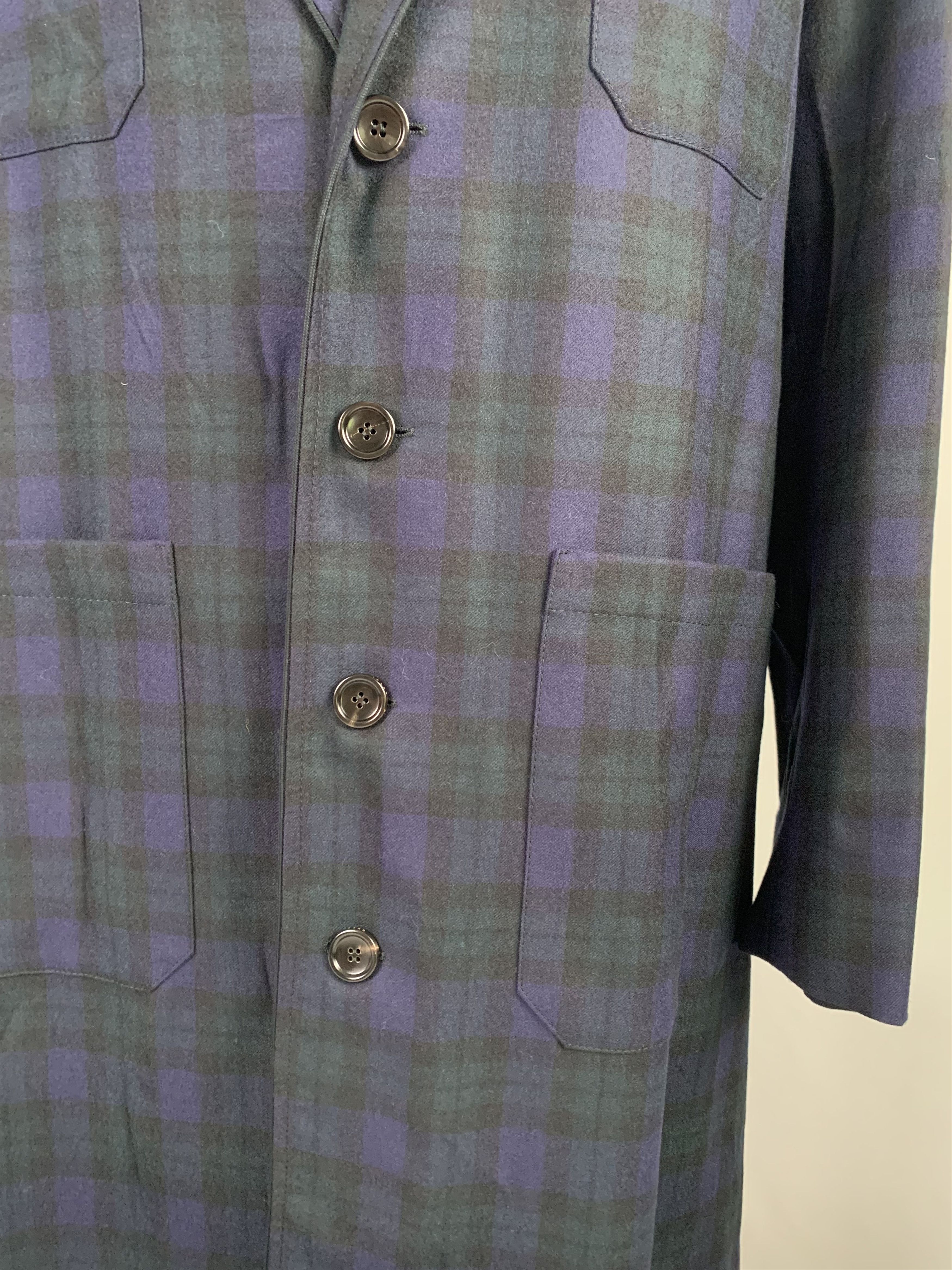 Gucci Gucci Checked Overcoat Size US M / EU 48-50 / 2 - 8 Thumbnail