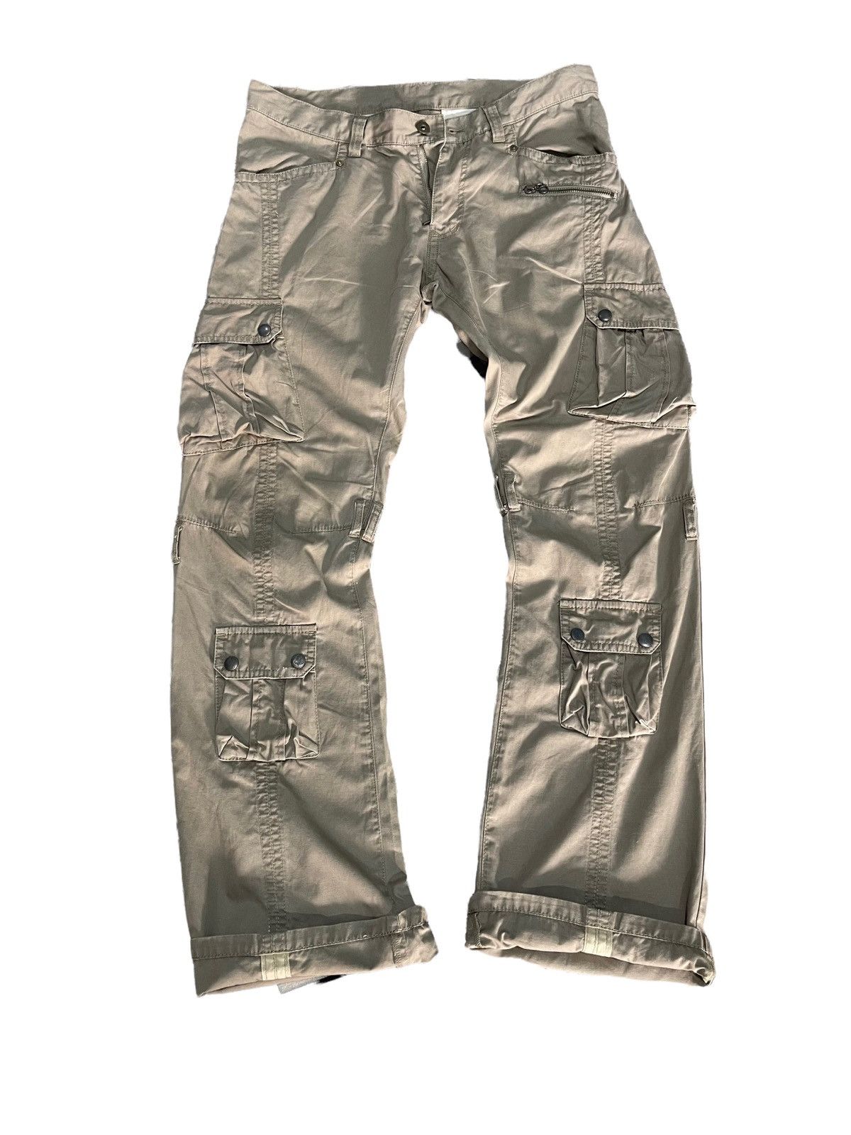 Issey Miyake × Japanese Brand × Tete Homme Tete Homme Multipocket Cargo Pants Size US 33 - 2 Thumbnail