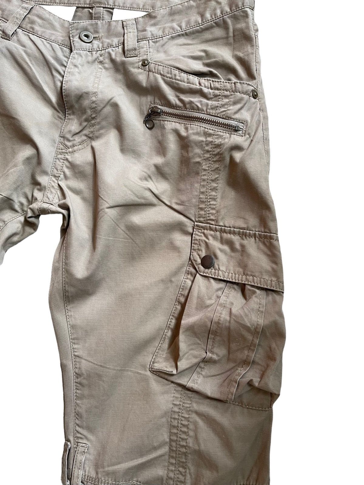 Issey Miyake × Japanese Brand × Tete Homme Tete Homme Multipocket Cargo Pants Size US 33 - 10 Thumbnail