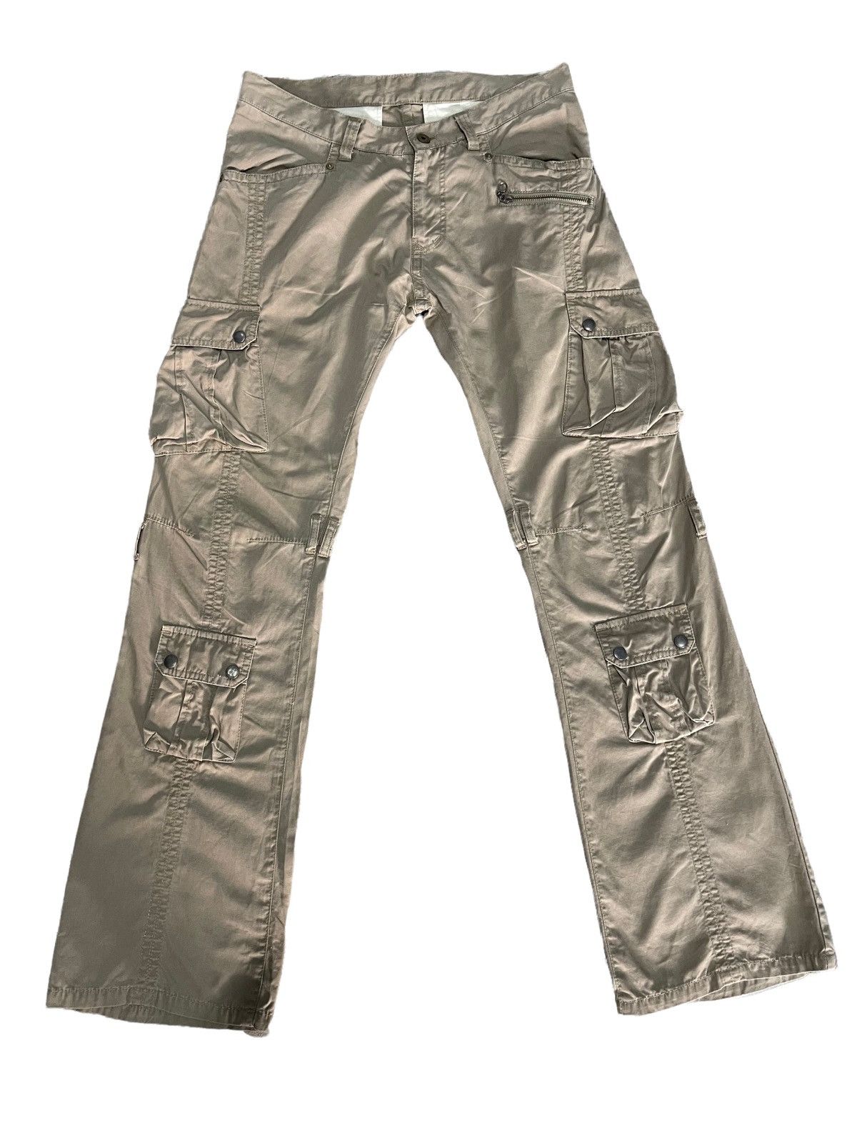 Issey Miyake × Japanese Brand × Tete Homme Tete Homme Multipocket Cargo Pants Size US 33 - 3 Thumbnail