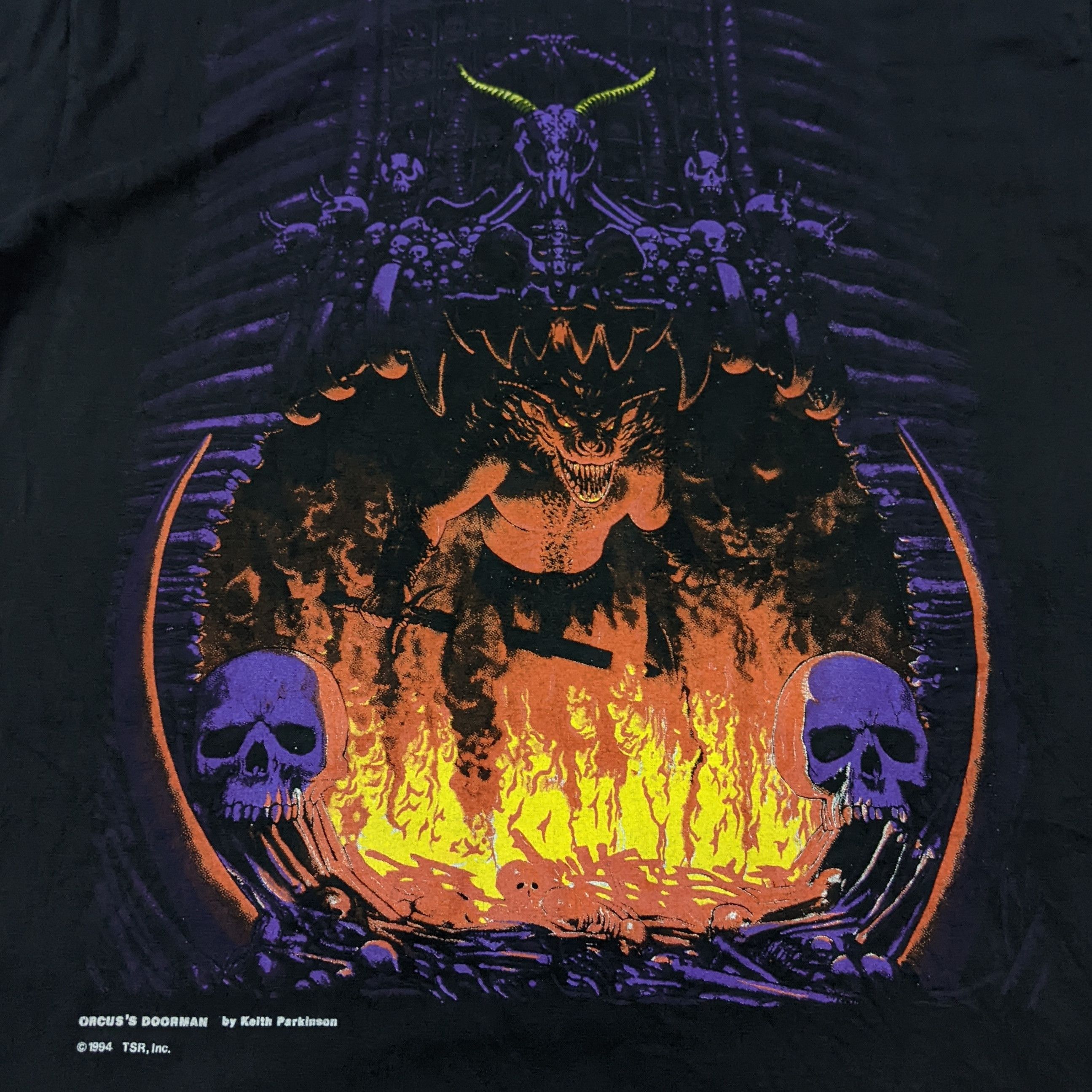Vintage Vintage Orcus’s Doorman Keith Parkinson, 1987 Art Tee Size US M / EU 48-50 / 2 - 2 Thumbnail
