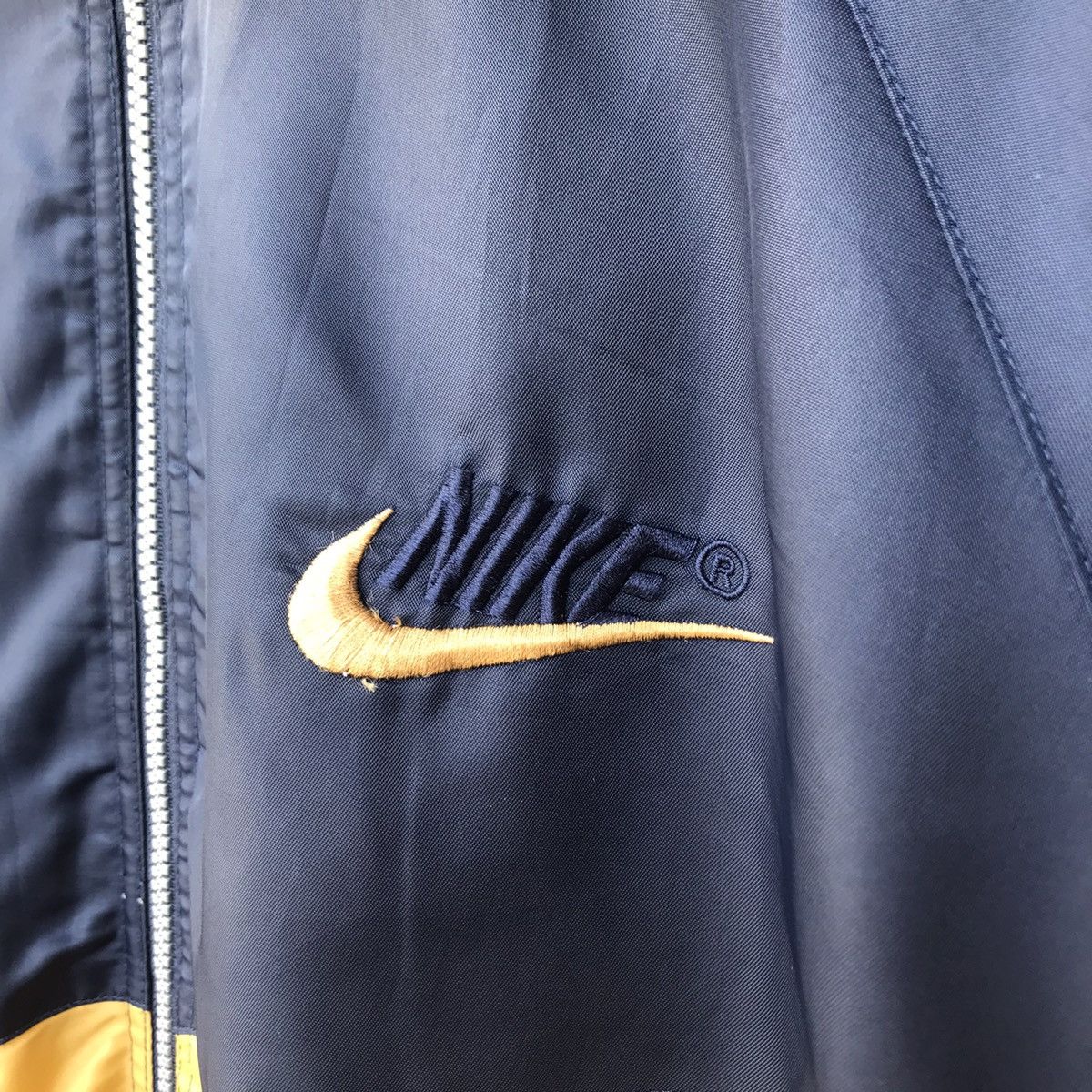Nike Vintage Nike Big Logo Reversible Fleece Jacket Size US XXL / EU 58 / 5 - 6 Thumbnail