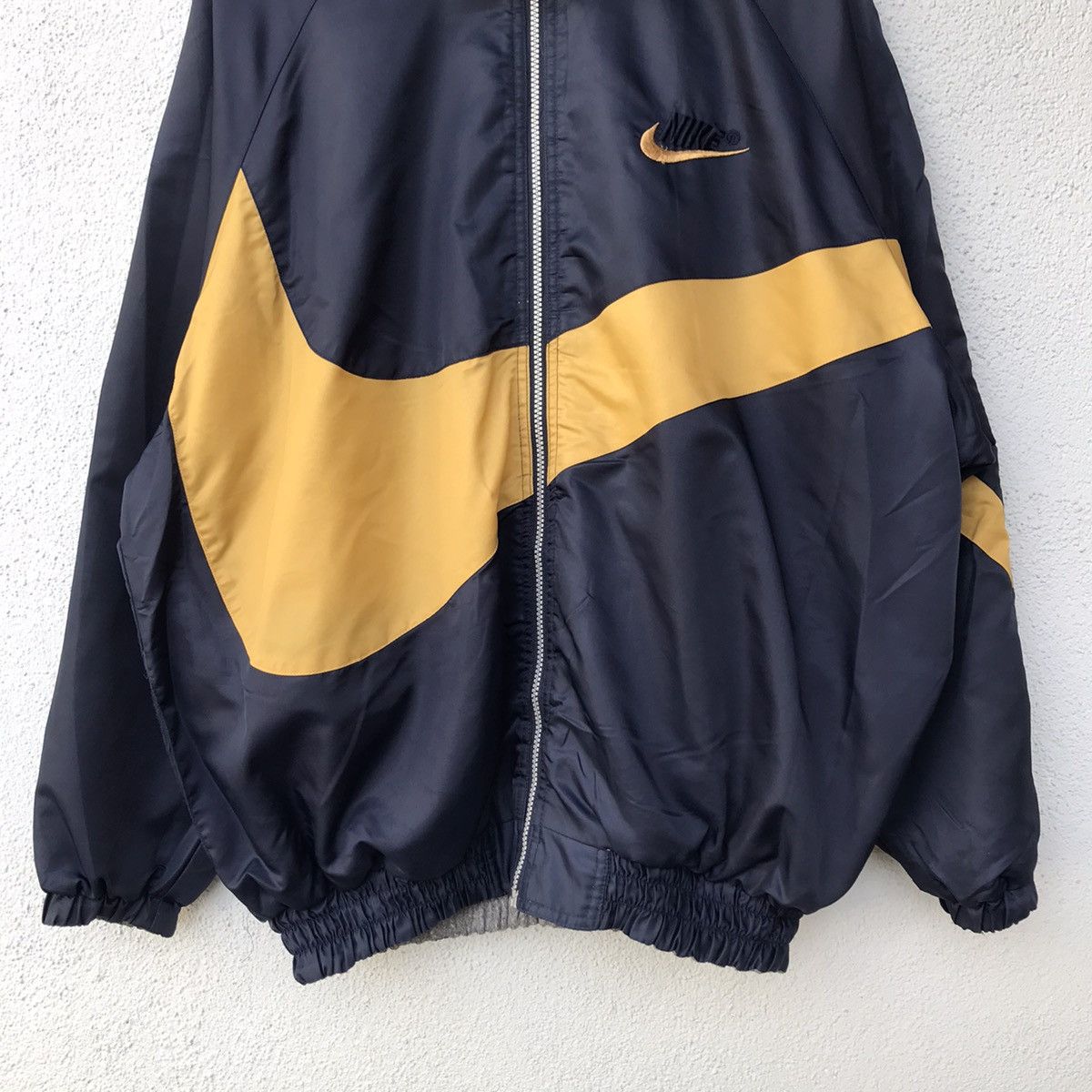Nike Vintage Nike Big Logo Reversible Fleece Jacket Size US XXL / EU 58 / 5 - 3 Thumbnail