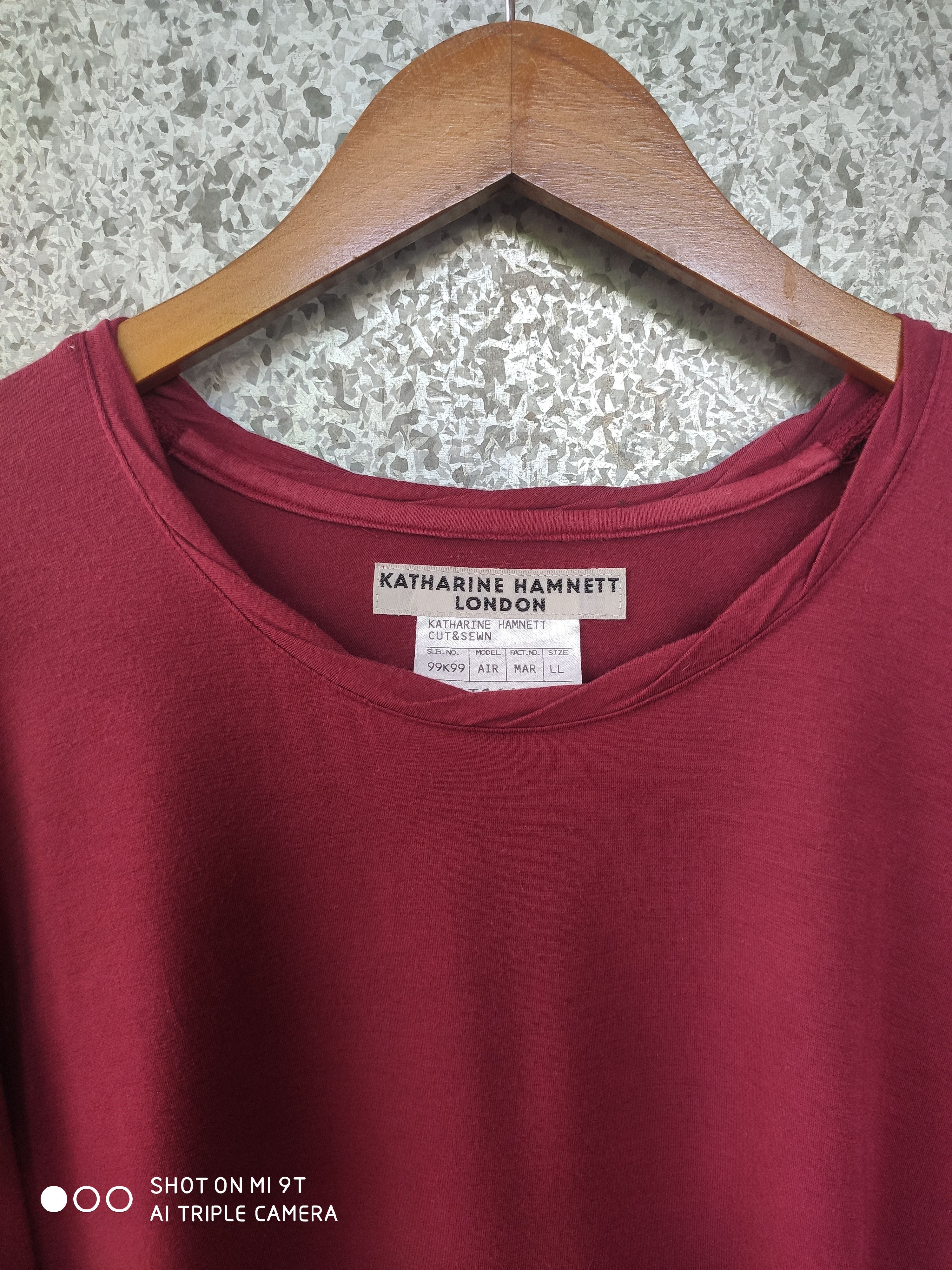 Katharine Hamnett London 🔥 Katherine Hamnet London long sleeve t shirt Size US M / EU 48-50 / 2 - 1 Thumbnail