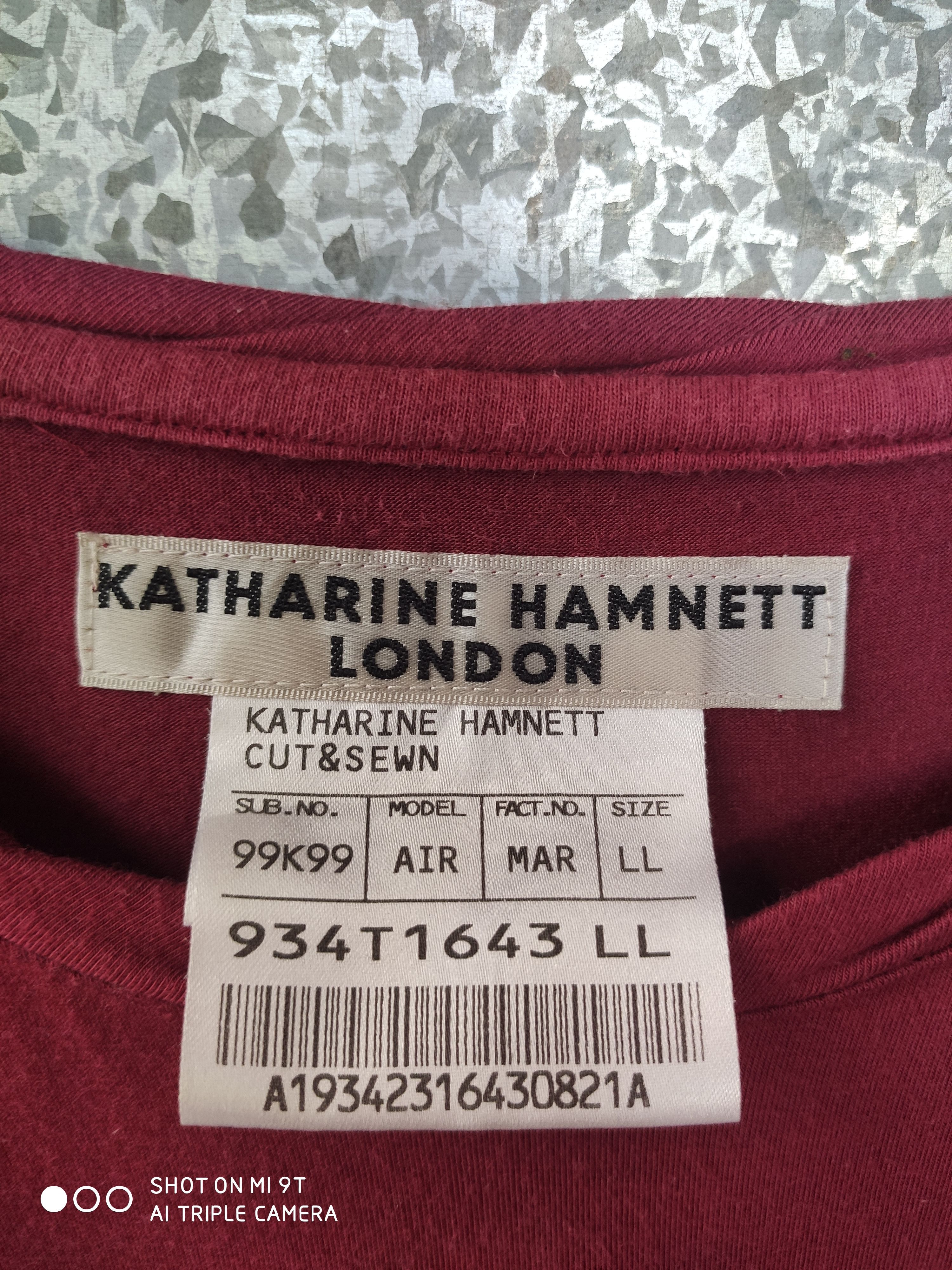 Katharine Hamnett London 🔥 Katherine Hamnet London long sleeve t shirt Size US M / EU 48-50 / 2 - 5 Thumbnail