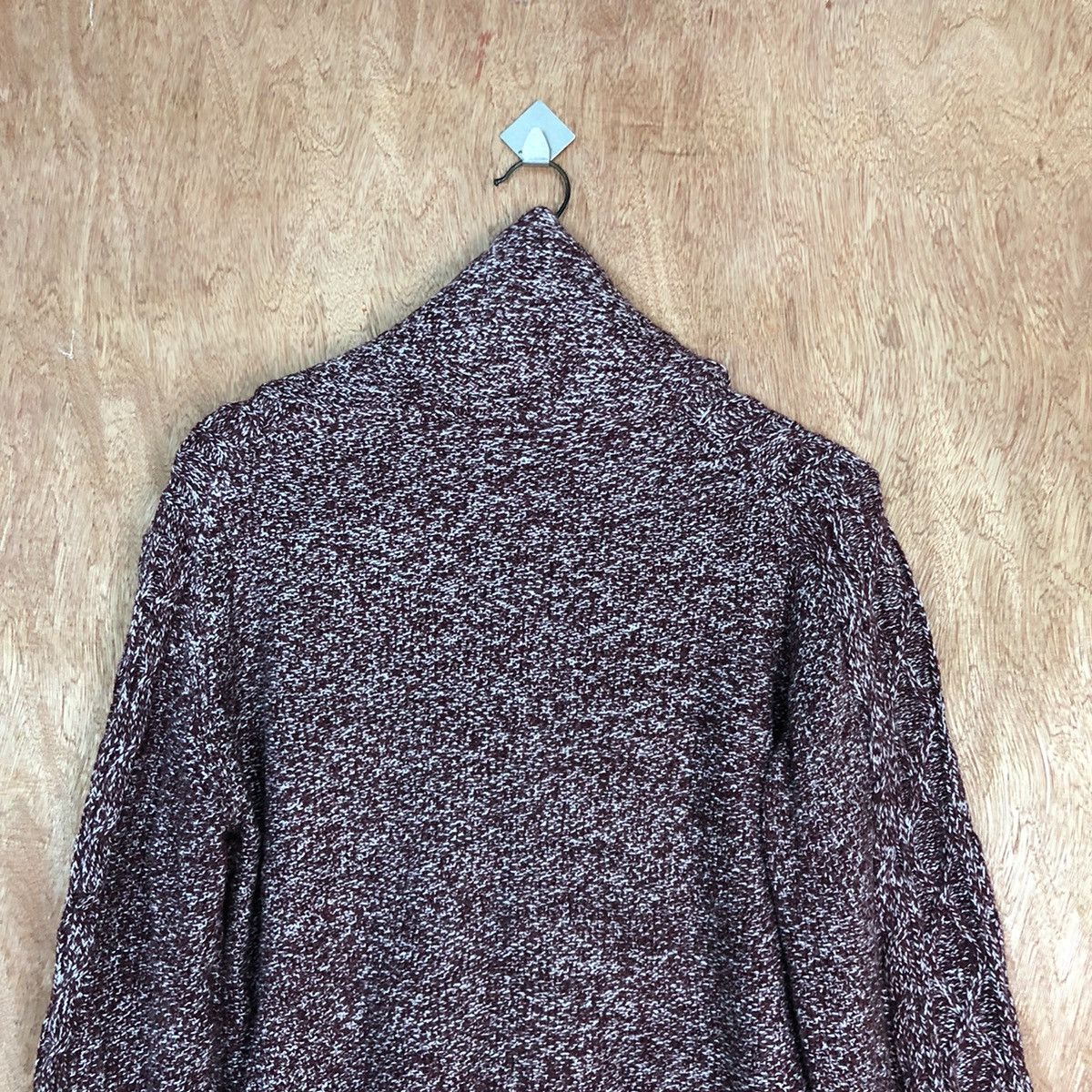 Homespun Knitwear Mind Blow Maroon cardigan japan Knitwear #H240 Size US M / EU 48-50 / 2 - 12 Thumbnail