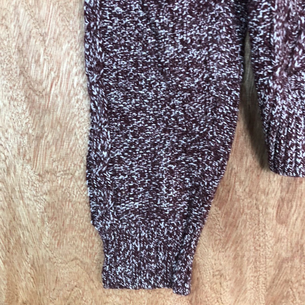 Homespun Knitwear Mind Blow Maroon cardigan japan Knitwear #H240 Size US M / EU 48-50 / 2 - 6 Thumbnail