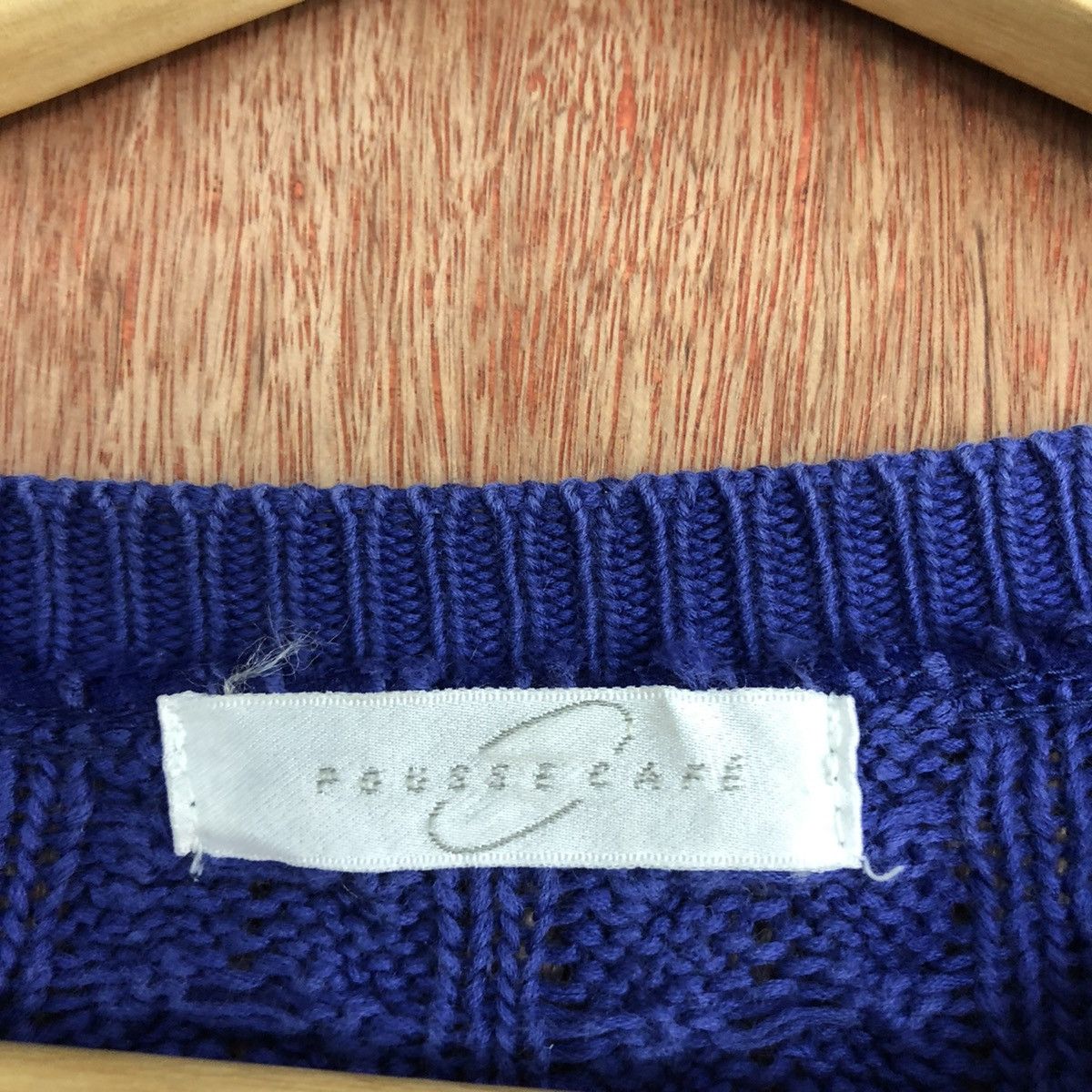 Homespun Knitwear Pousse Cafe Blue Knitwear cardigan japan #H224 Size US S / EU 44-46 / 1 - 10 Thumbnail