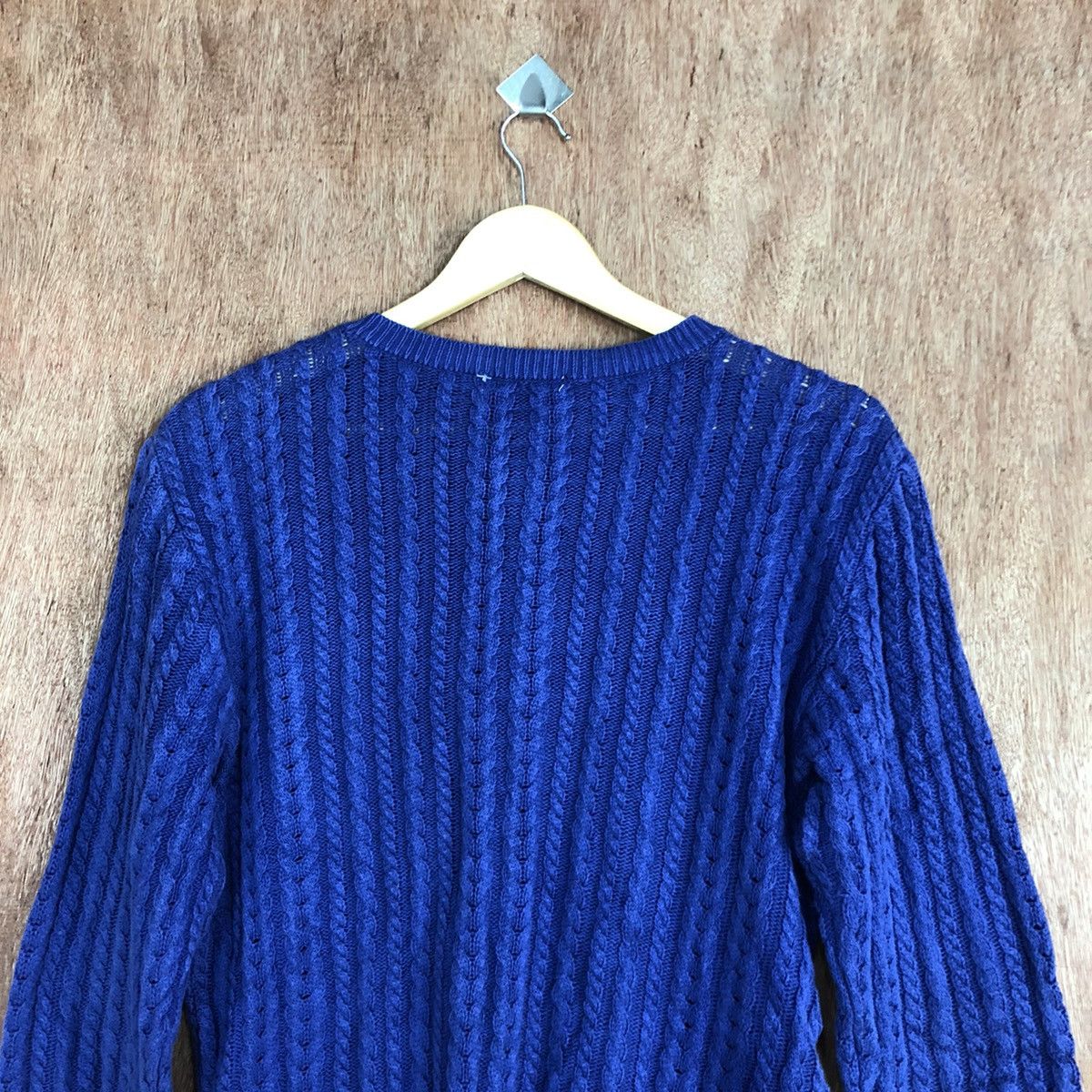 Homespun Knitwear Pousse Cafe Blue Knitwear cardigan japan #H224 Size US S / EU 44-46 / 1 - 12 Thumbnail