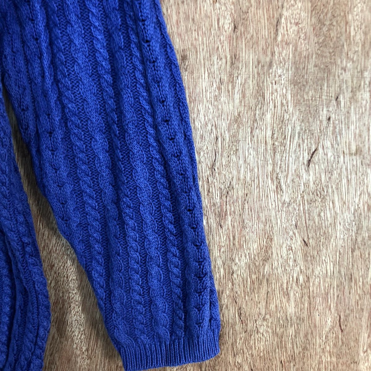 Homespun Knitwear Pousse Cafe Blue Knitwear cardigan japan #H224 Size US S / EU 44-46 / 1 - 4 Thumbnail