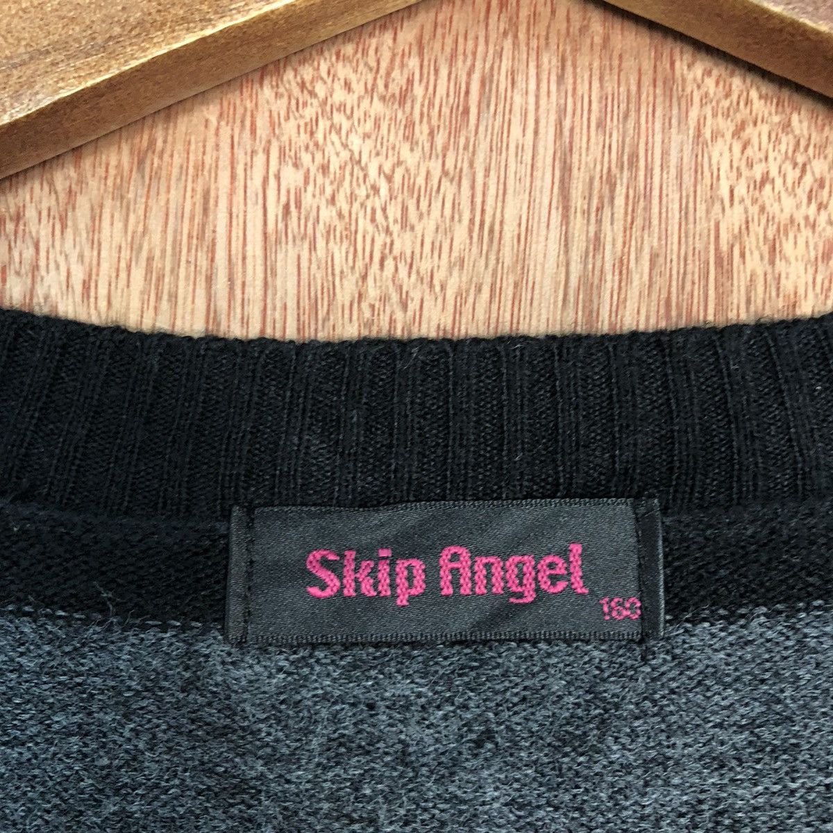 Vintage Skip Angel Black stripe knitwear japan Cardigan #H220 Size US M / EU 48-50 / 2 - 10 Thumbnail
