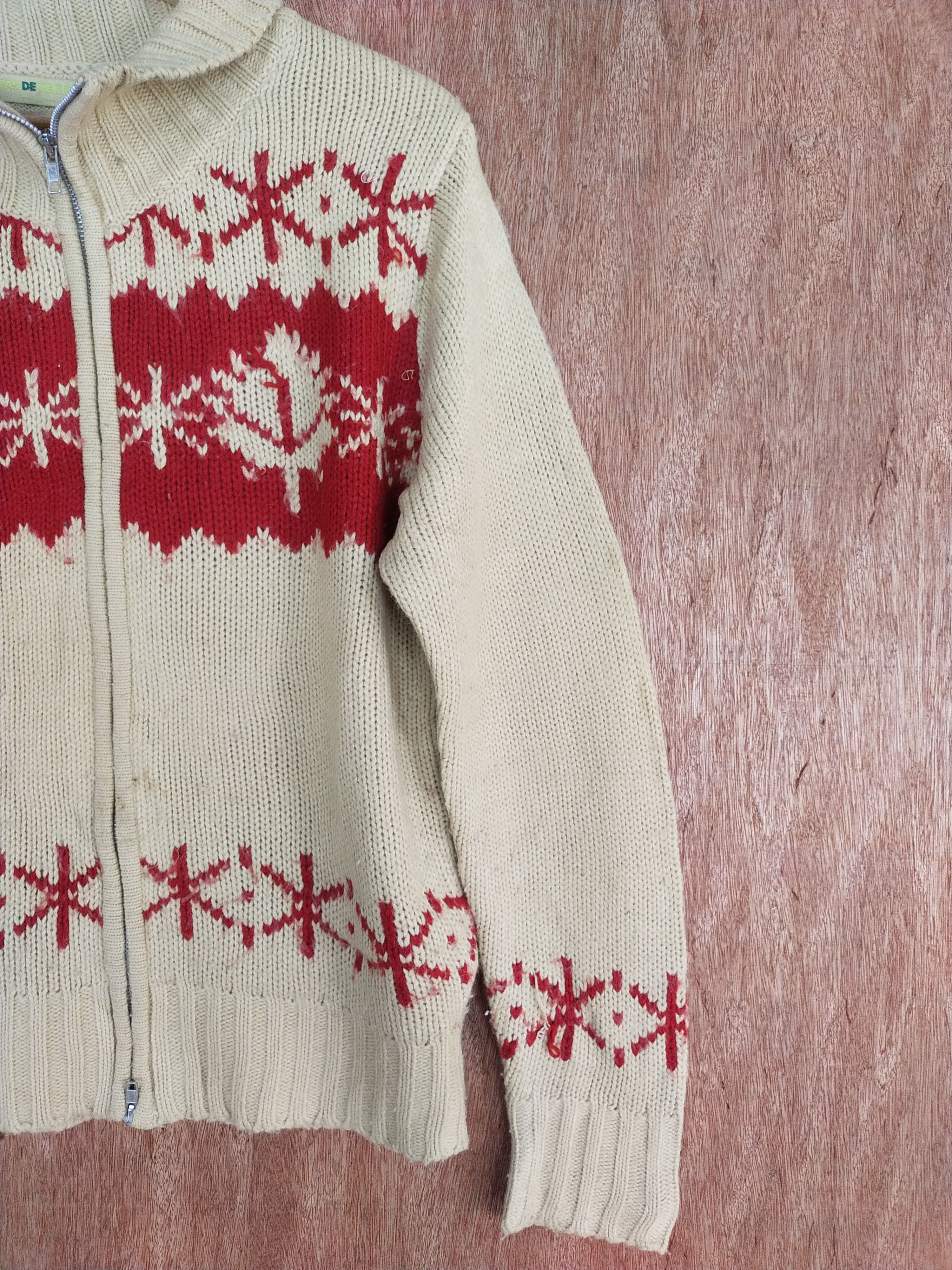 Homespun Knitwear × Japanese Brand Pas De Deux light brown art Knitwear sweater #S102 Size US M / EU 48-50 / 2 - 3 Thumbnail