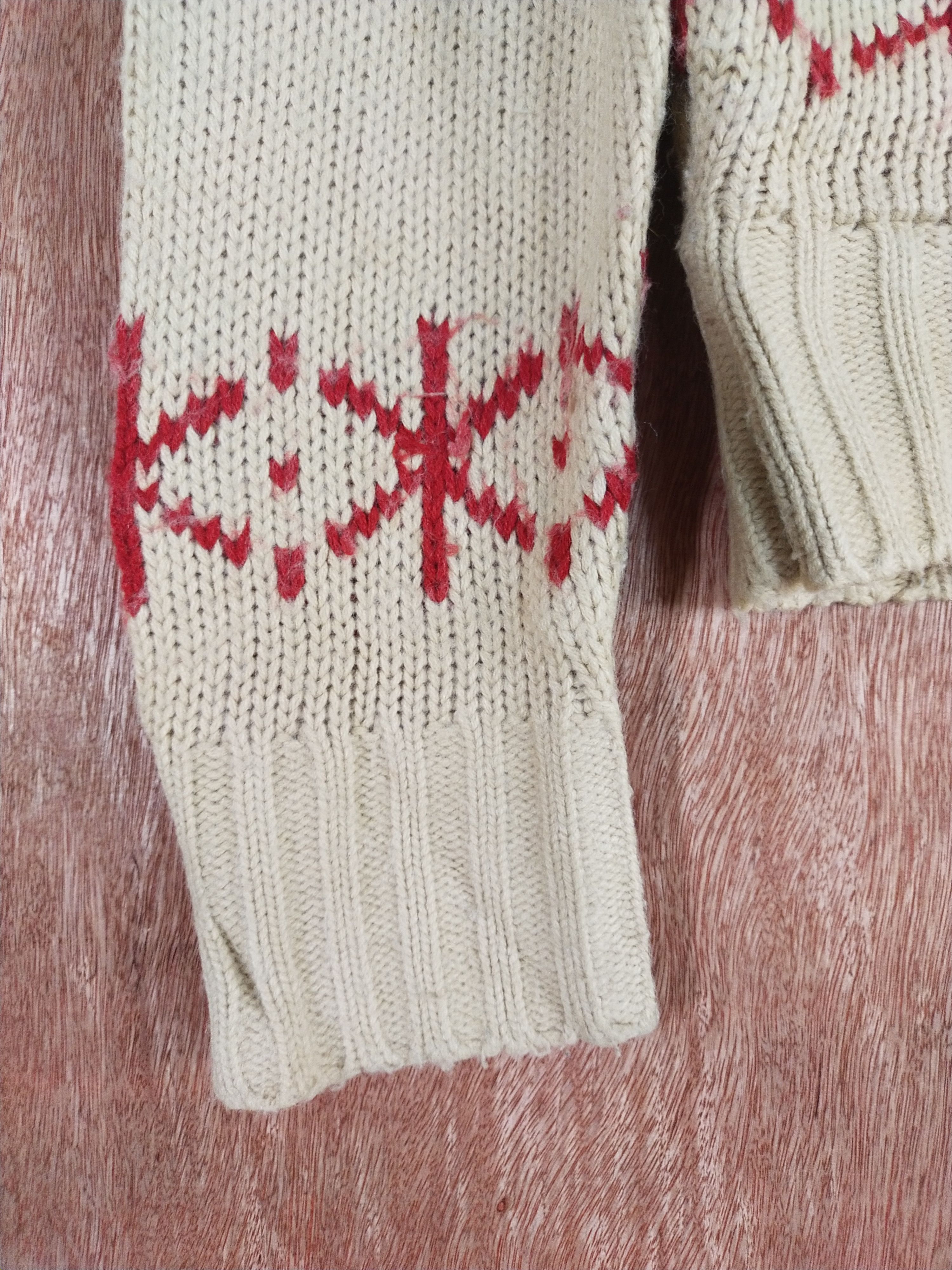 Homespun Knitwear × Japanese Brand Pas De Deux light brown art Knitwear sweater #S102 Size US M / EU 48-50 / 2 - 6 Thumbnail