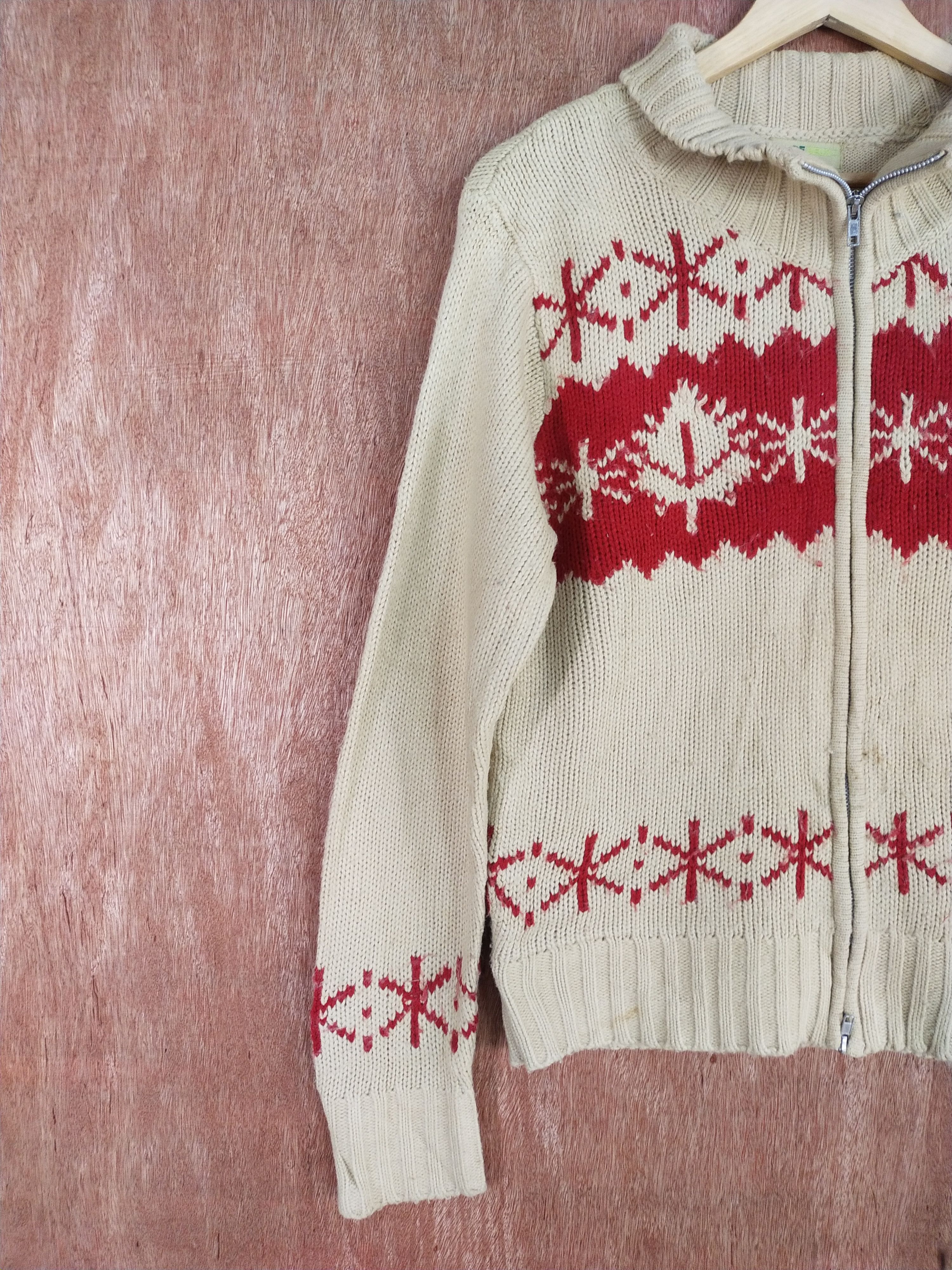 Homespun Knitwear × Japanese Brand Pas De Deux light brown art Knitwear sweater #S102 Size US M / EU 48-50 / 2 - 5 Thumbnail