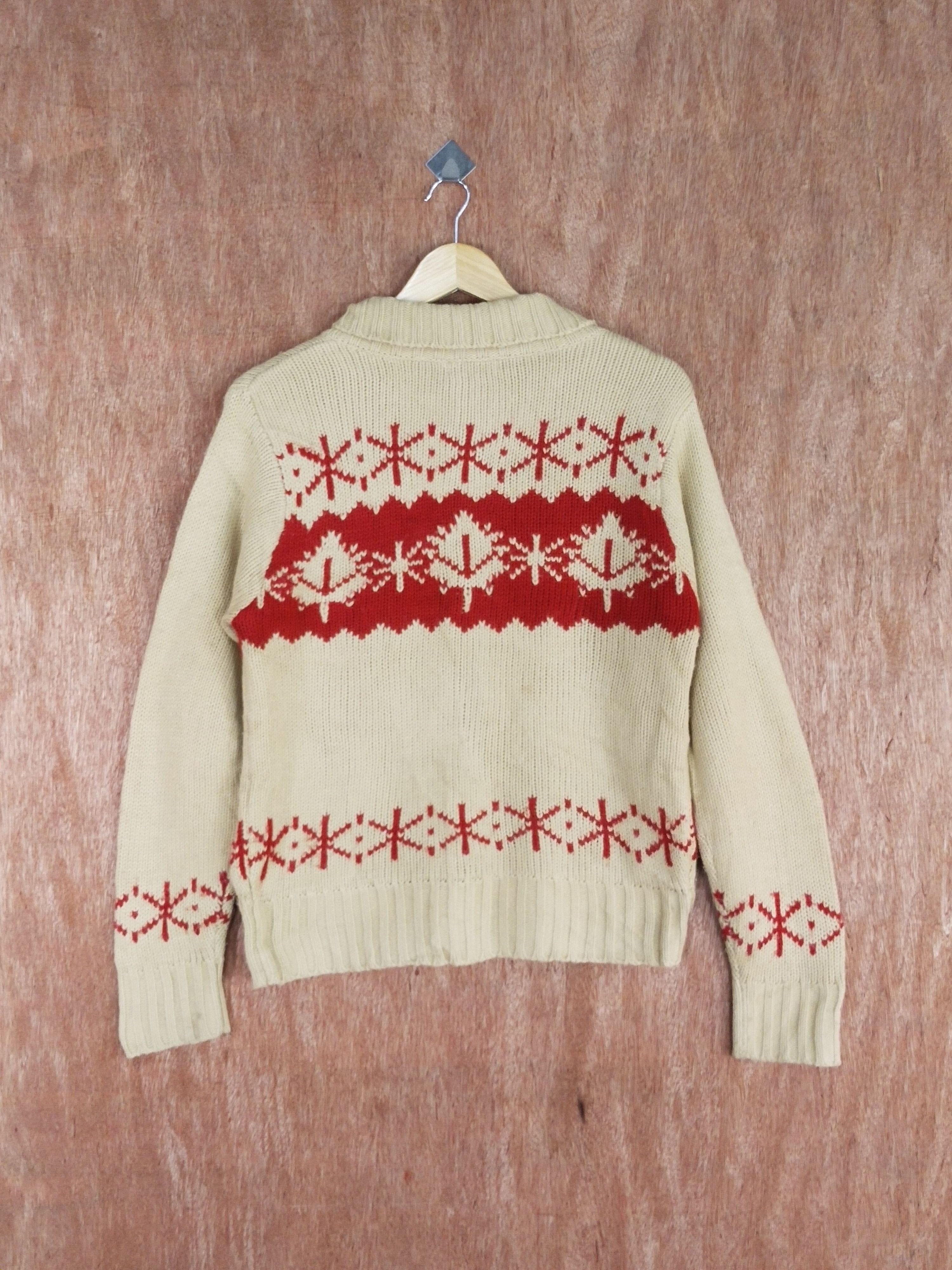 Homespun Knitwear × Japanese Brand Pas De Deux light brown art Knitwear sweater #S102 Size US M / EU 48-50 / 2 - 9 Thumbnail