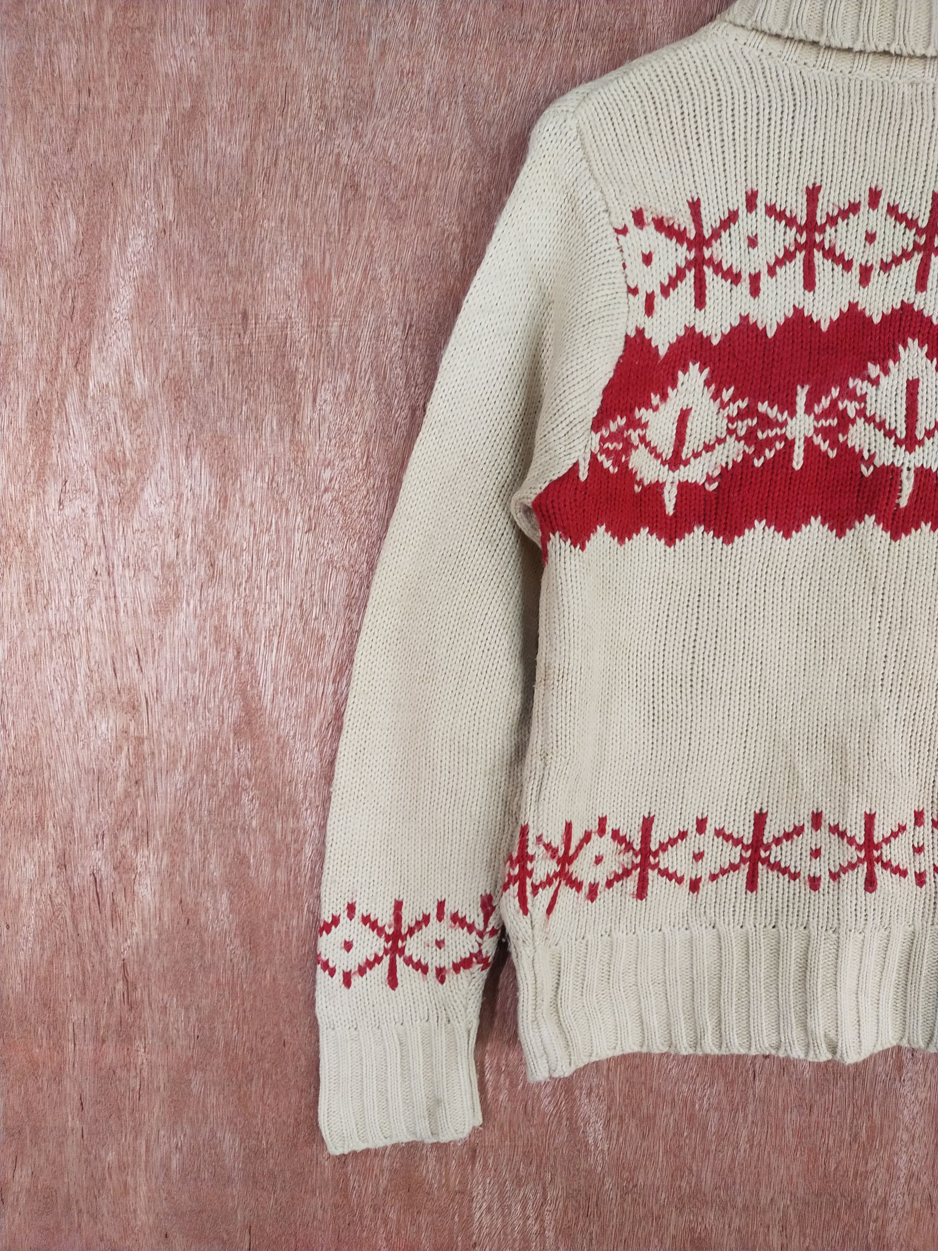 Homespun Knitwear × Japanese Brand Pas De Deux light brown art Knitwear sweater #S102 Size US M / EU 48-50 / 2 - 11 Thumbnail