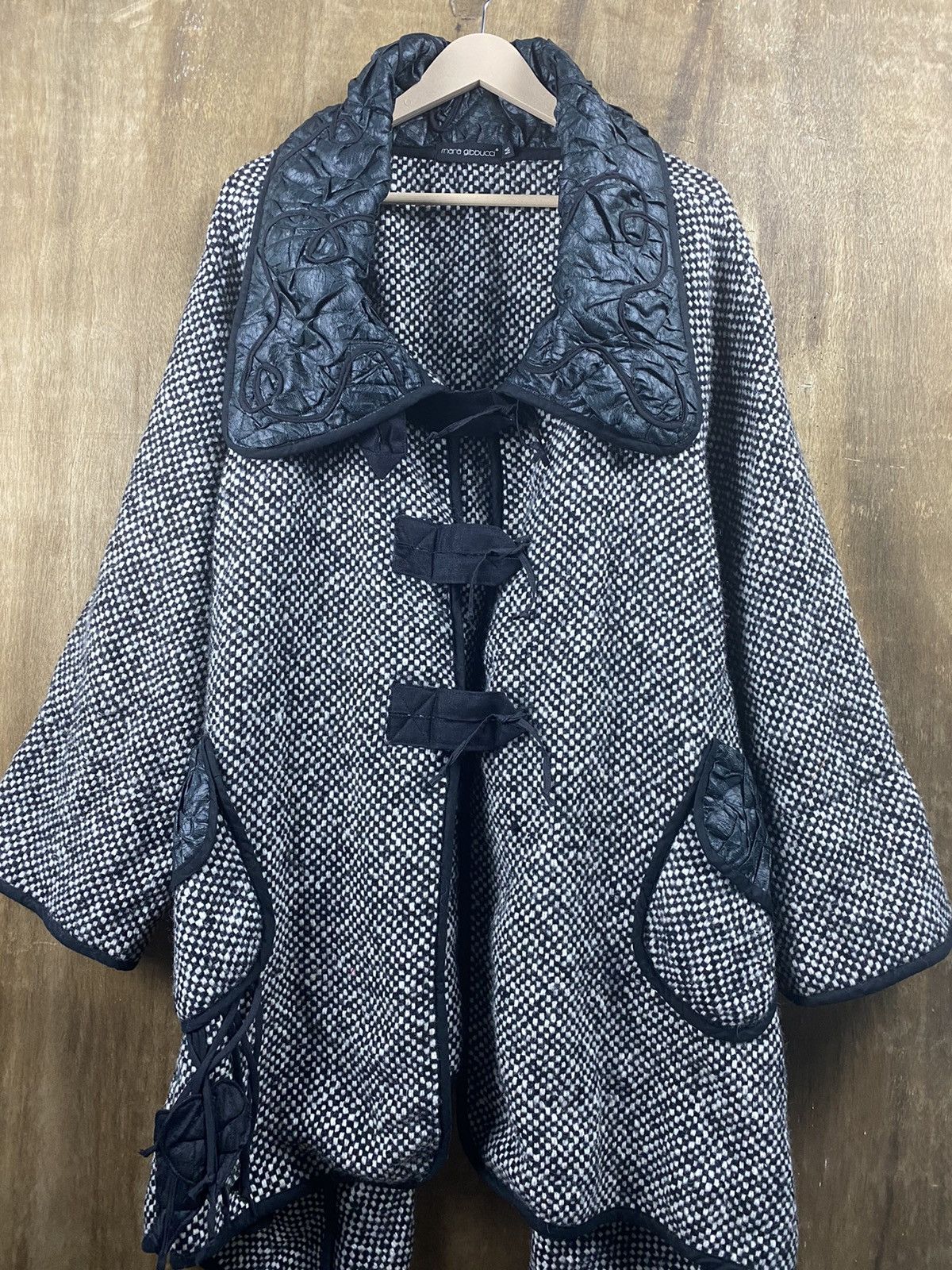 Japanese Brand Marra Gibbucci long coat cardigan Knitwear #Z053 Size US M / EU 48-50 / 2 - 2 Thumbnail