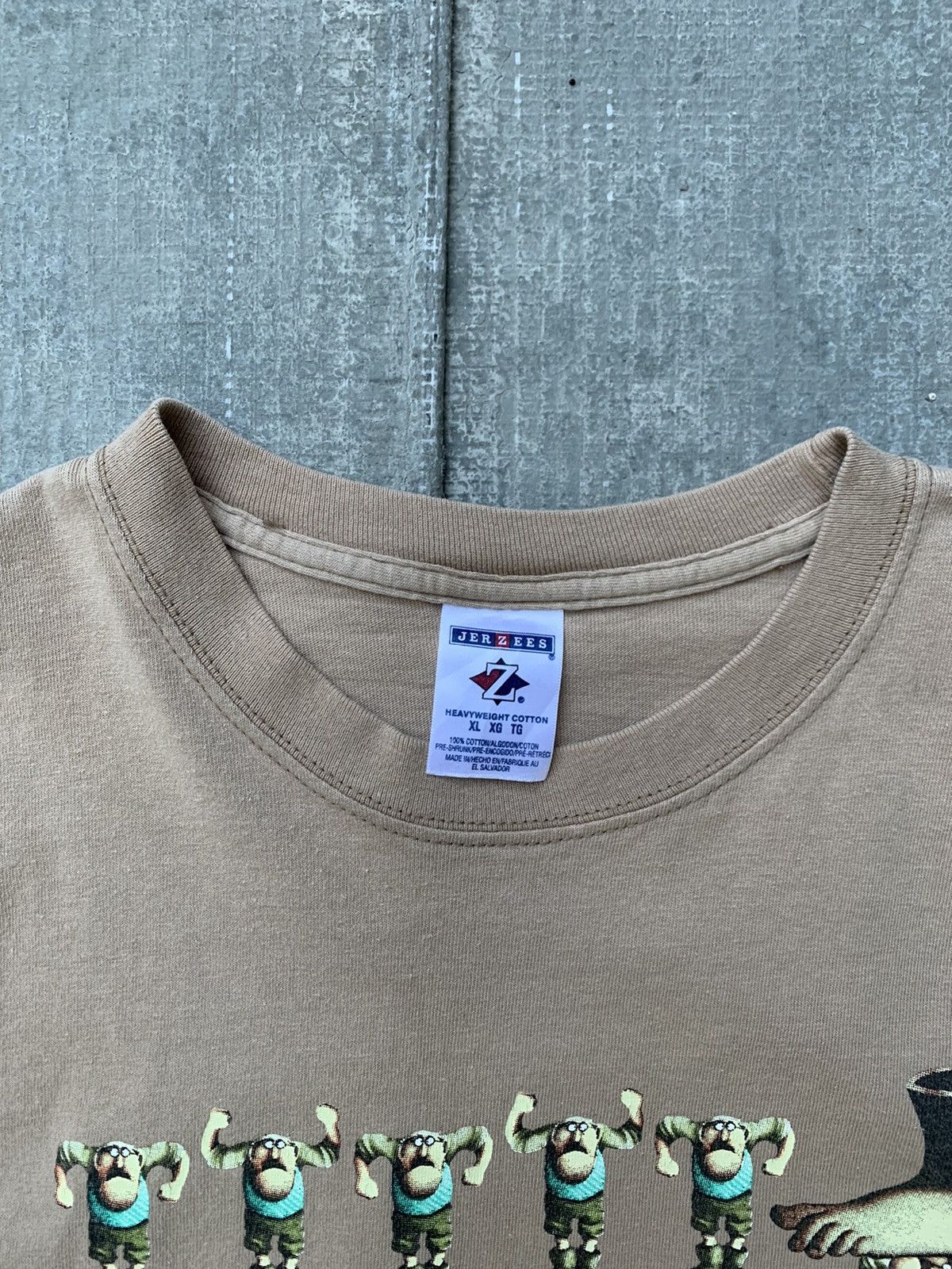 Vintage 2001 My Brain Hurts Tee Size US XL / EU 56 / 4 - 4 Thumbnail