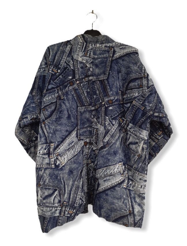 Komono 🔥 Vintage Kimono Jeans – Rare Japanese Denim Artwear Size US XL / EU 56 / 4 - 2 Thumbnail