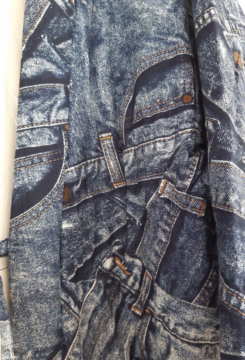 Komono 🔥 Vintage Kimono Jeans – Rare Japanese Denim Artwear Size US XL / EU 56 / 4 - 6 Thumbnail