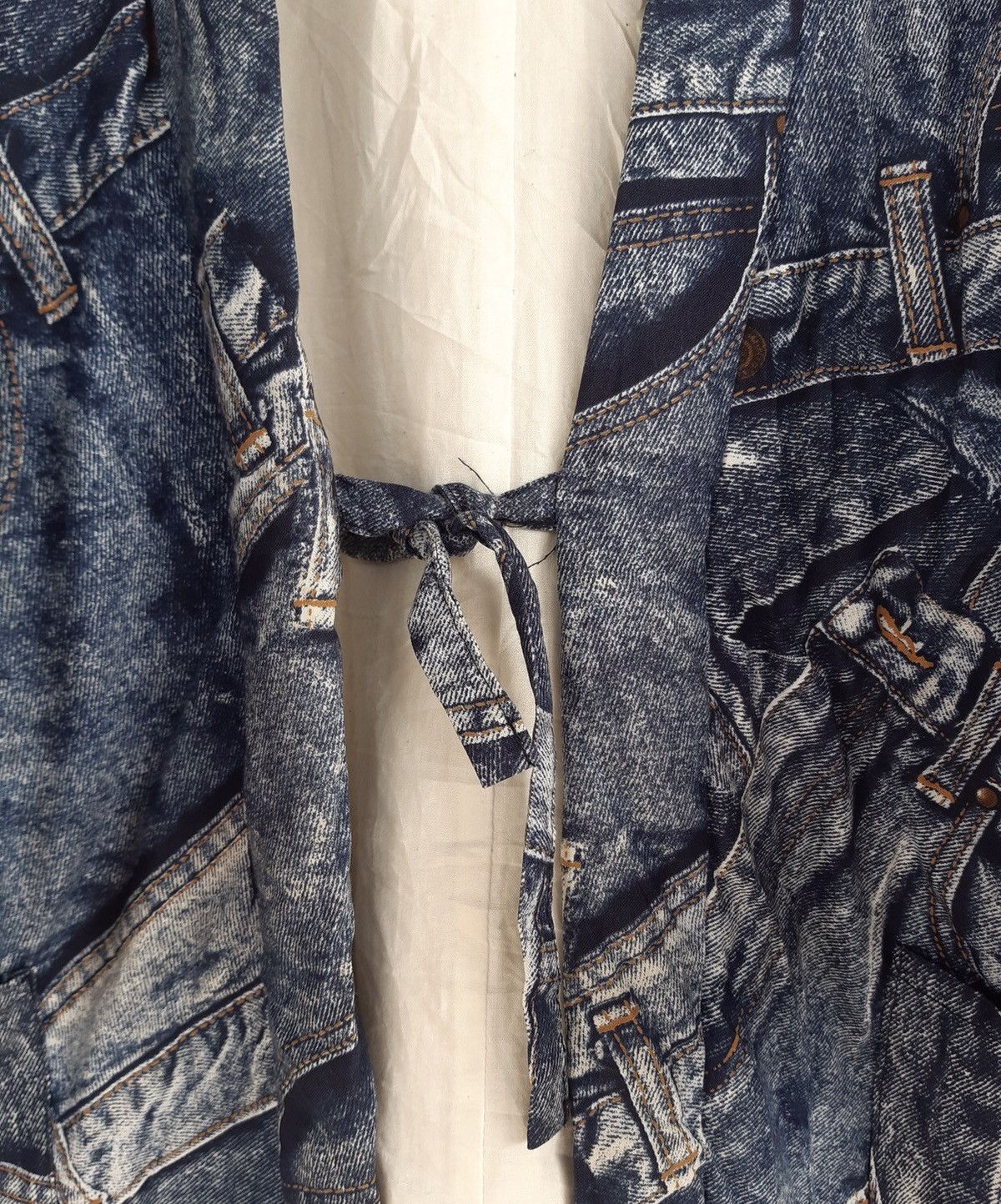 Komono 🔥 Vintage Kimono Jeans – Rare Japanese Denim Artwear Size US XL / EU 56 / 4 - 8 Thumbnail