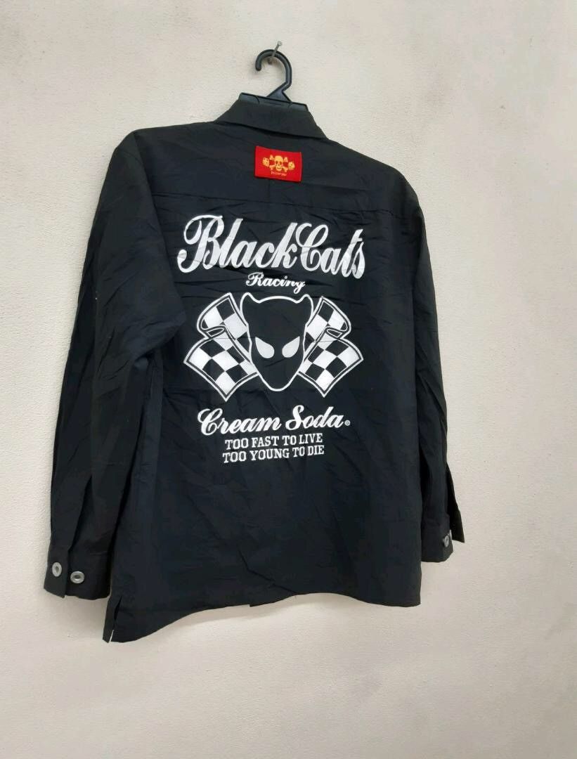 Japanese Brand Black Cats Racing Dragon Army Size US M / EU 48-50 / 2 - 2 Thumbnail