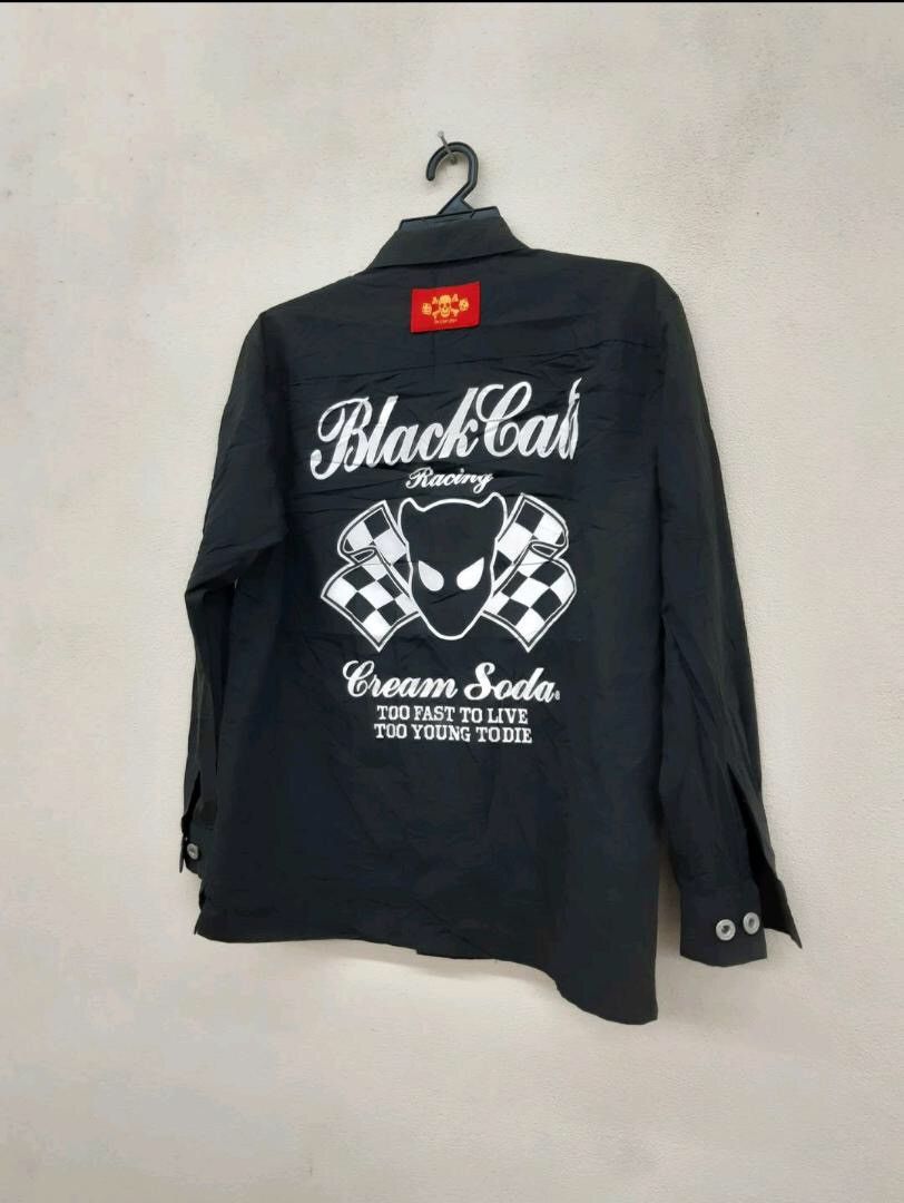 Japanese Brand Black Cats Racing Dragon Army Size US M / EU 48-50 / 2 - 3 Thumbnail