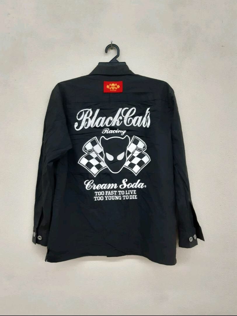 Japanese Brand Black Cats Racing Dragon Army Size US M / EU 48-50 / 2 - 1 Thumbnail