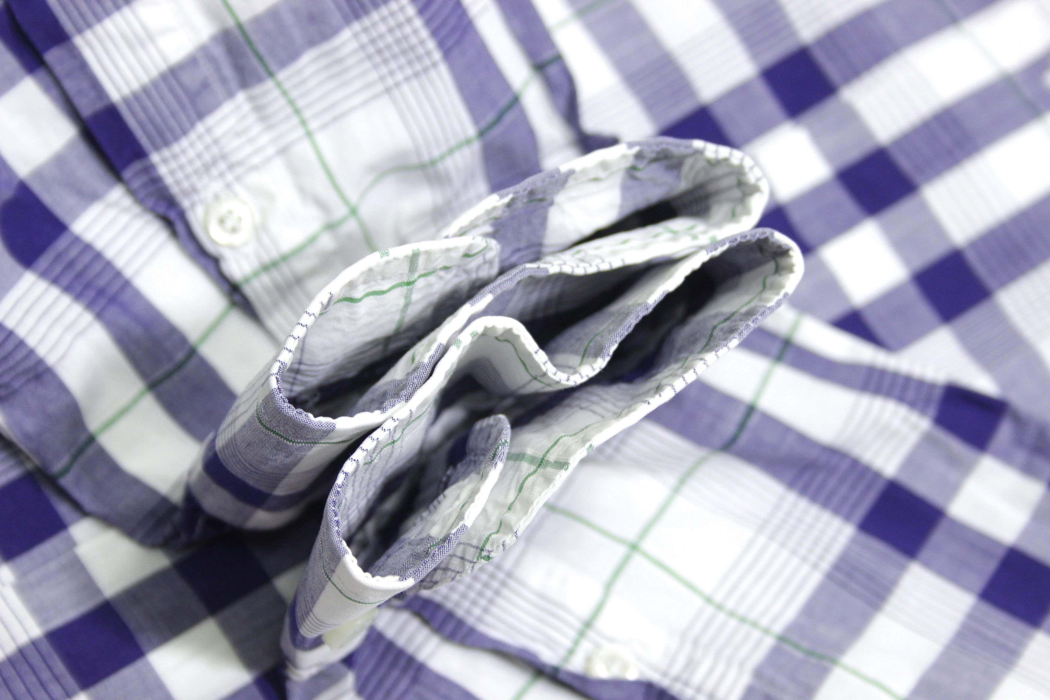 Burberry Nova Check Logo Navy Shirt Vintage Size US S / EU 44-46 / 1 - 8 Thumbnail