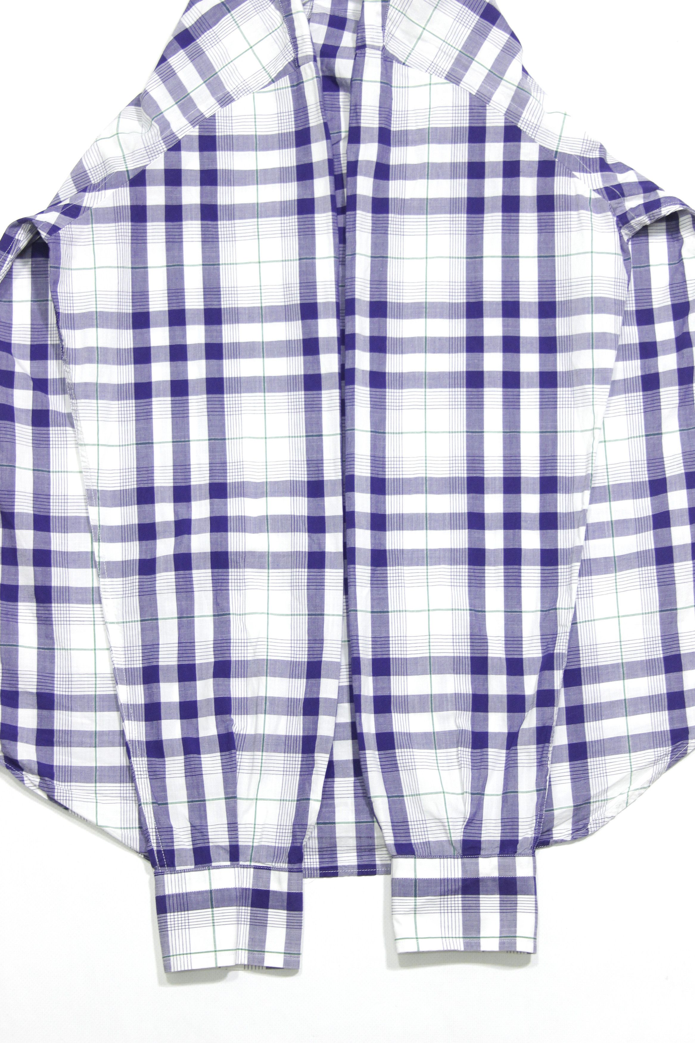 Burberry Nova Check Logo Navy Shirt Vintage Size US S / EU 44-46 / 1 - 6 Thumbnail