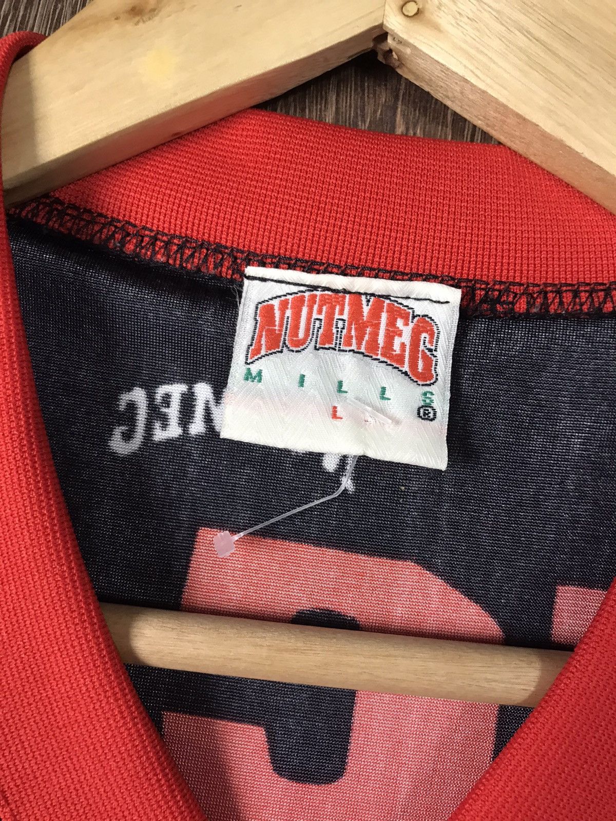 NBA × Vintage Vintage Chicago Bulls Tee Jersey NBA over print Rare Nutmeg Size US L / EU 52-54 / 3 - 10 Thumbnail