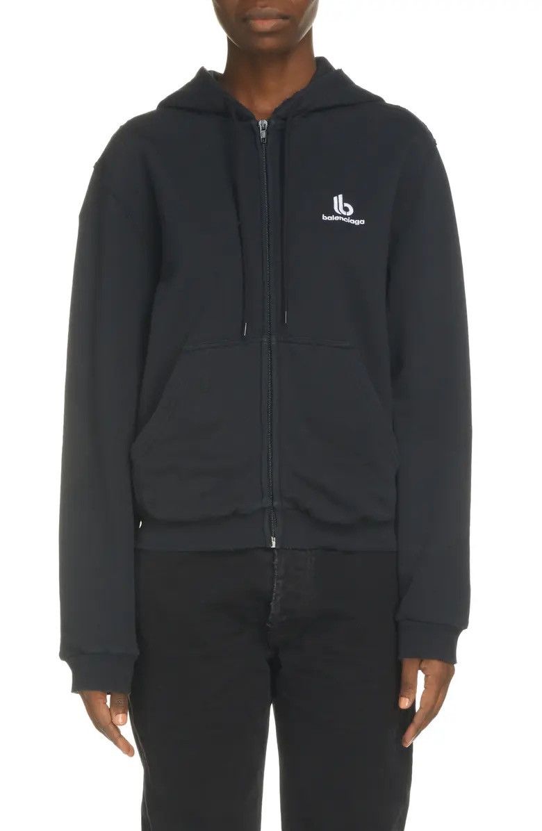 Balenciaga Balenciaga Logo zip hoodie Size US M / EU 48-50 / 2 - 10 Thumbnail