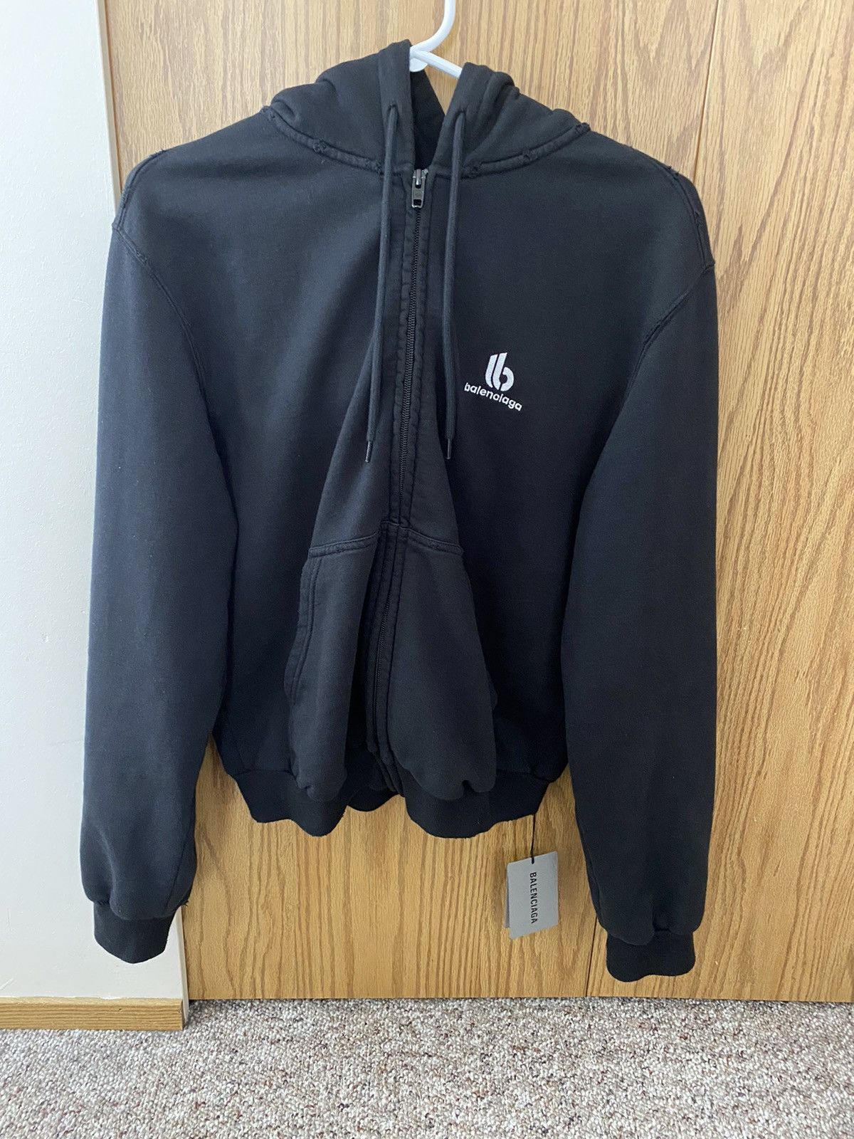 Balenciaga Balenciaga Logo zip hoodie Size US M / EU 48-50 / 2 - 1 Thumbnail