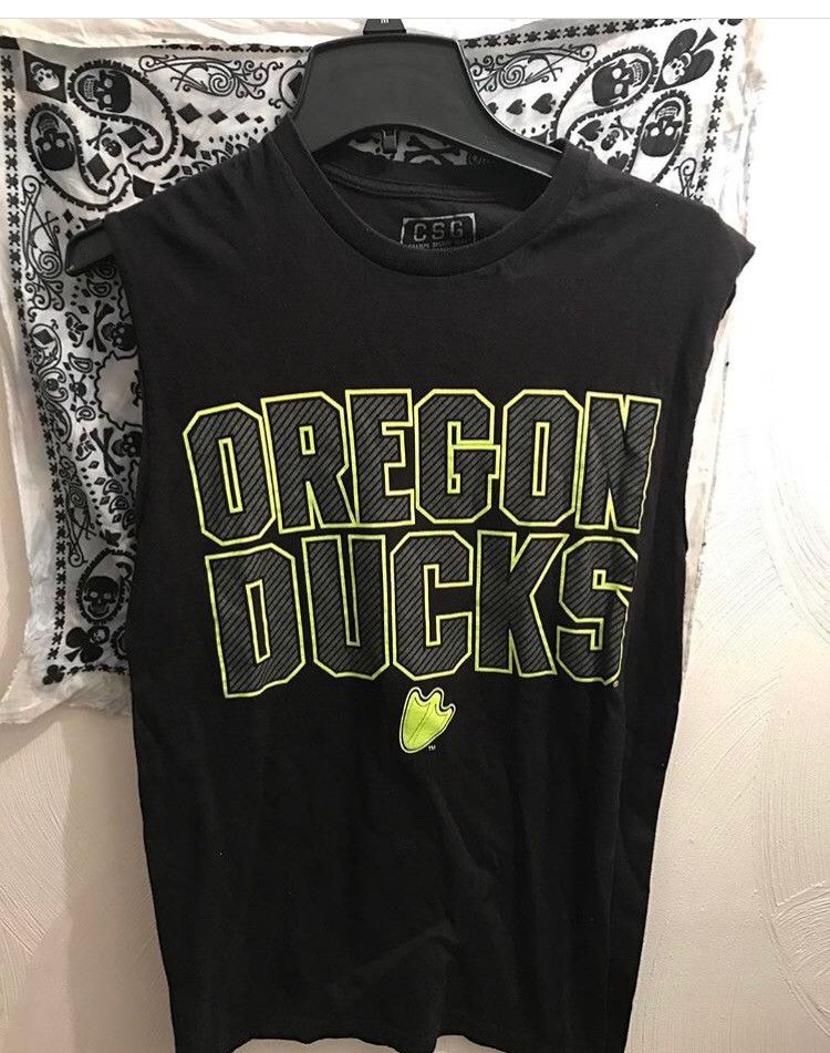 NCAA Y2K OREGON DUCKS college Activewear Tank Top Shirt Vintage Size US S / EU 44-46 / 1 - 4 Thumbnail