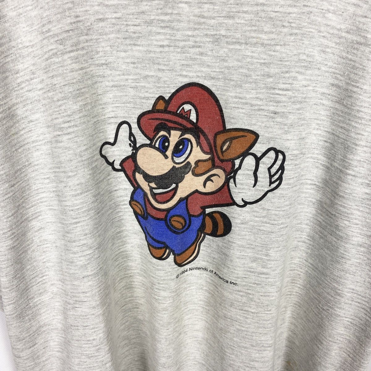 Nintendo Vintage 90s rare Racoon Super Mario Bros 3 USA Nintendo tee Size US L / EU 52-54 / 3 - 3 Thumbnail