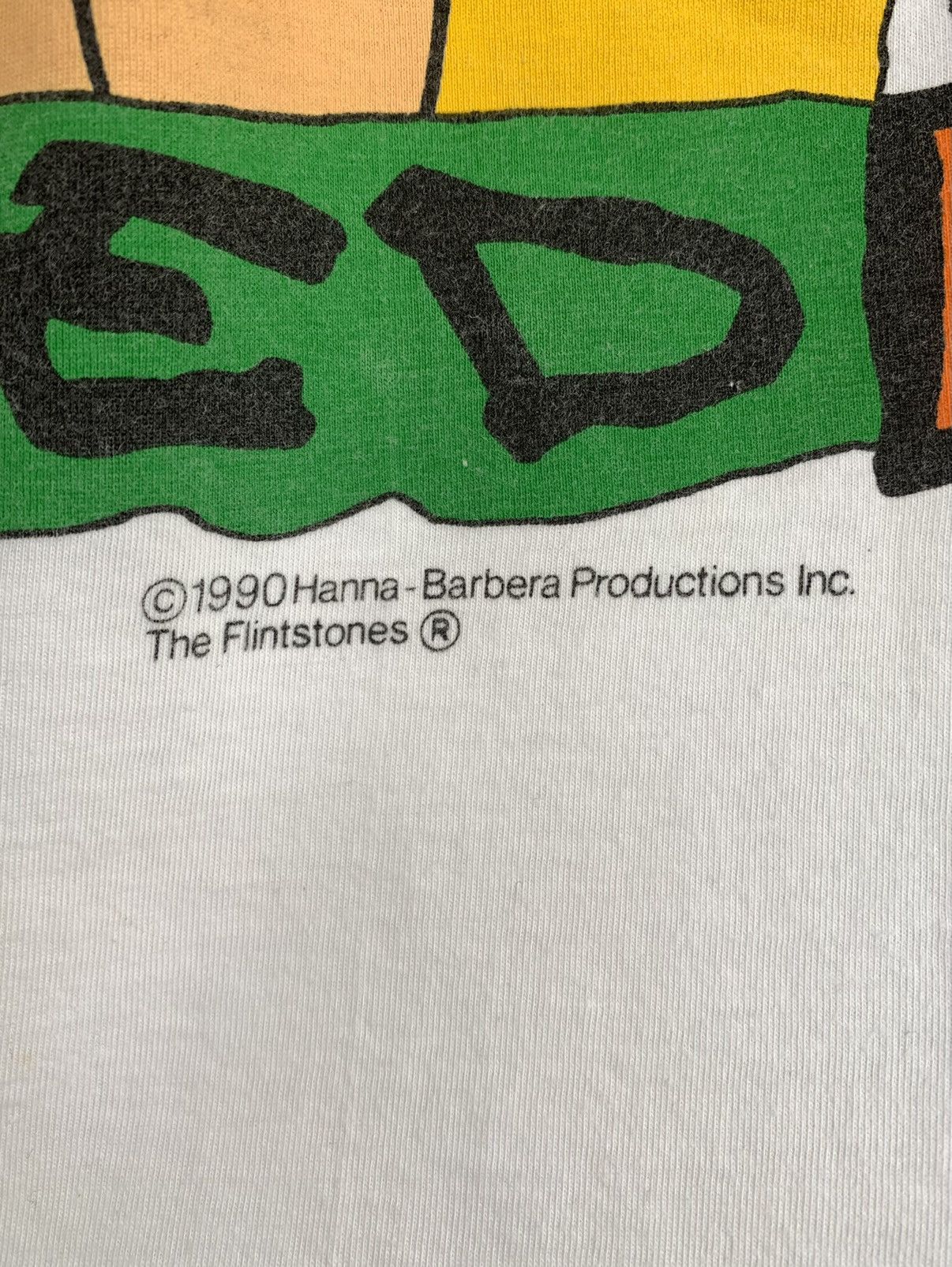 Cartoon Network Vintage 1990 Hanna-Barbera Flinstones Fred T-Shirt Size M Size US M / EU 48-50 / 2 - 6 Thumbnail