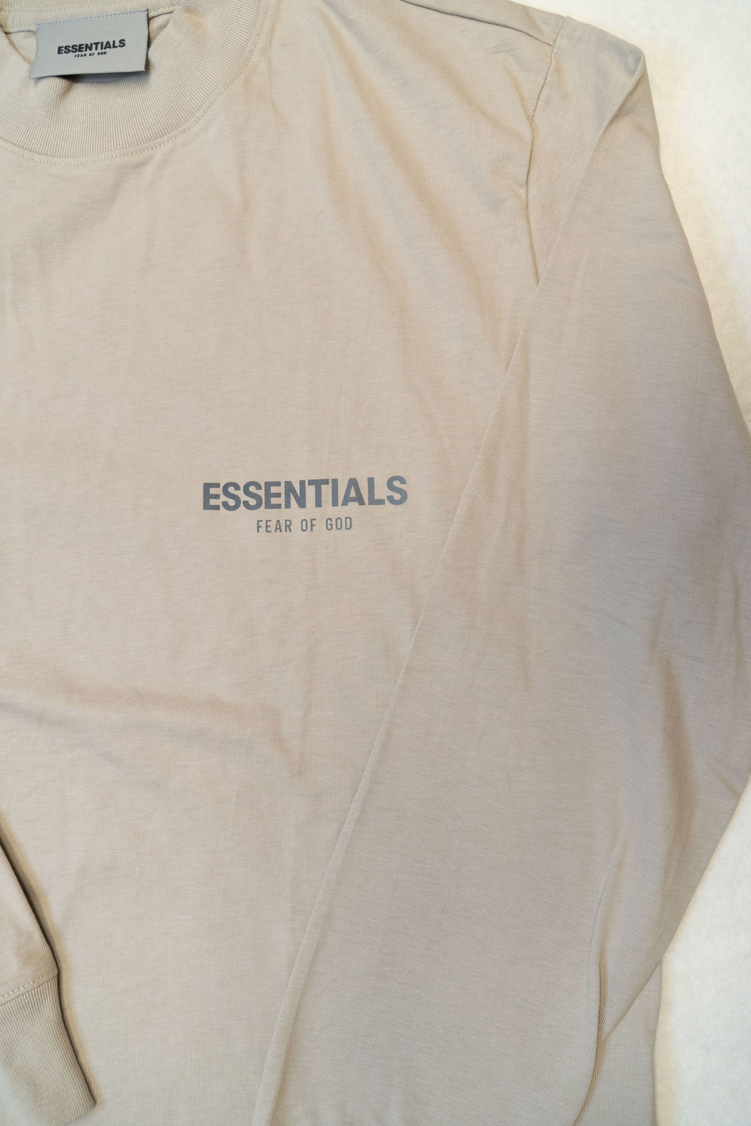 Fear of God Fear of God Essentials Core Collection L/S T-shirt Tan XL Size US XL / EU 56 / 4 - 6 Thumbnail