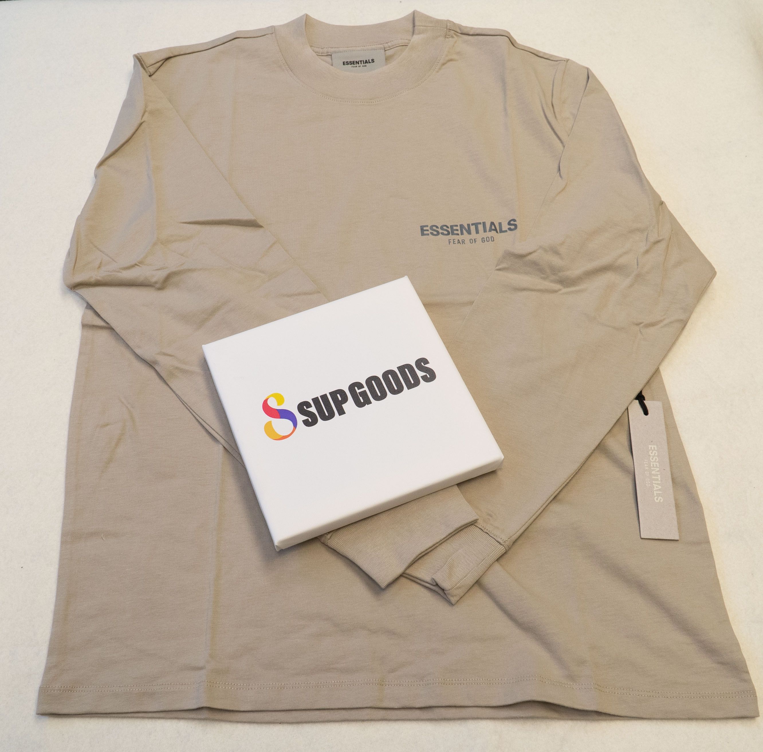 Fear of God Fear of God Essentials Core Collection L/S T-shirt Tan XL Size US XL / EU 56 / 4 - 9 Thumbnail