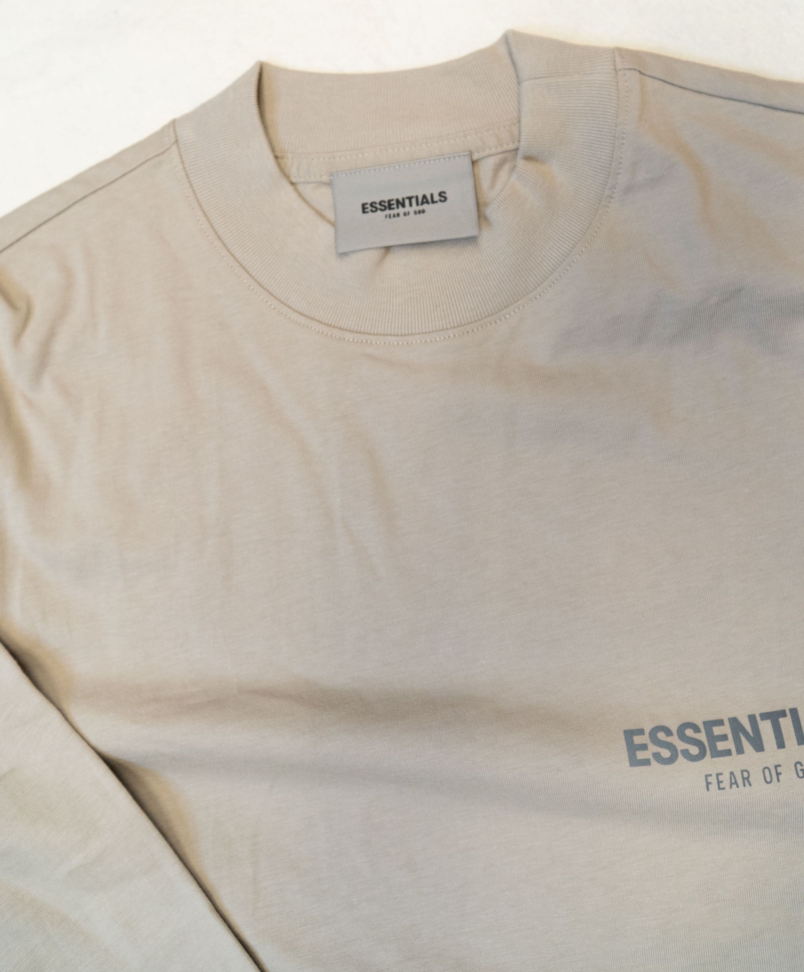 Fear of God Fear of God Essentials Core Collection L/S T-shirt Tan XL Size US XL / EU 56 / 4 - 5 Thumbnail