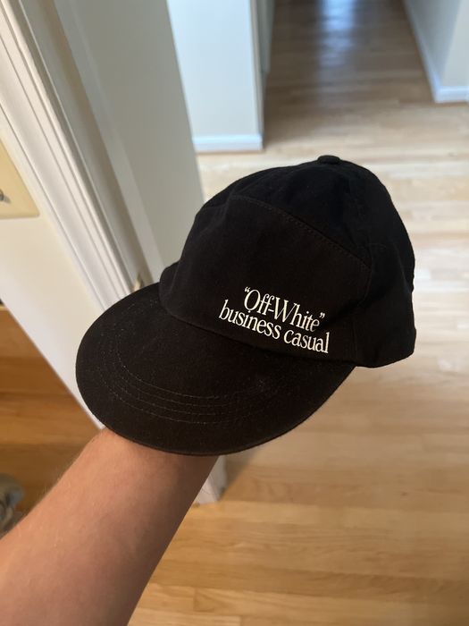 Off white clearance business casual hat