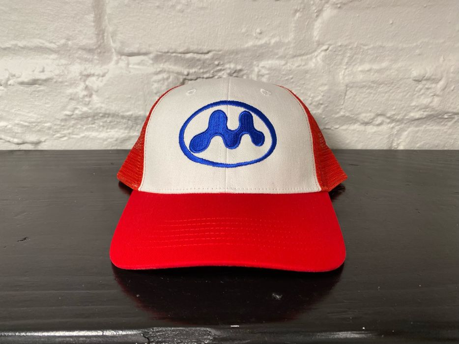 Mowalola Mowalola Puff Puff Trucker Hat Red | Grailed