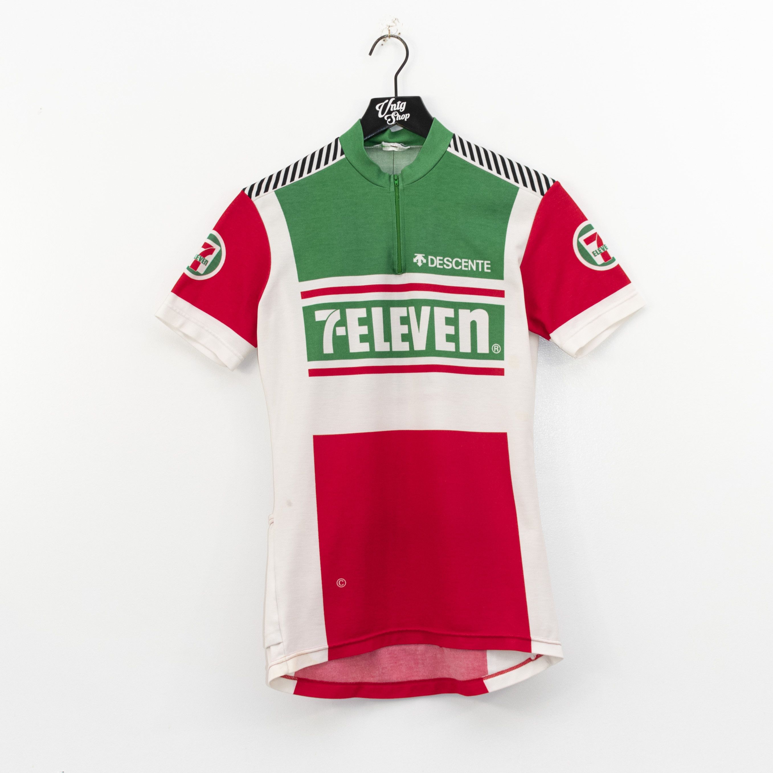 Descente Vintage 7 Eleven Cycling Team Women's Polo Cycling Clothing –