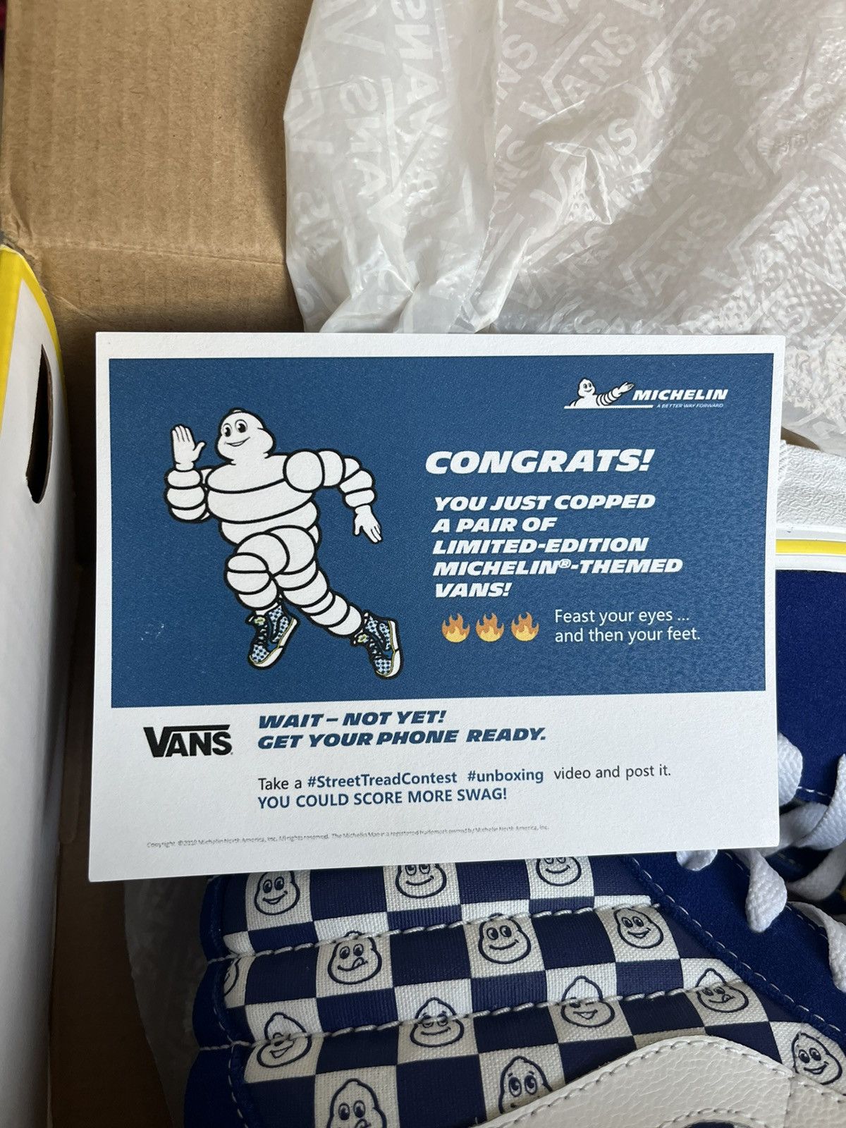 Vans RARE Vans Michelin Sk8-Hi Shoes *ONLY 100 EVER MADE* Size US 10.5 / EU 43-44 - 7 Thumbnail