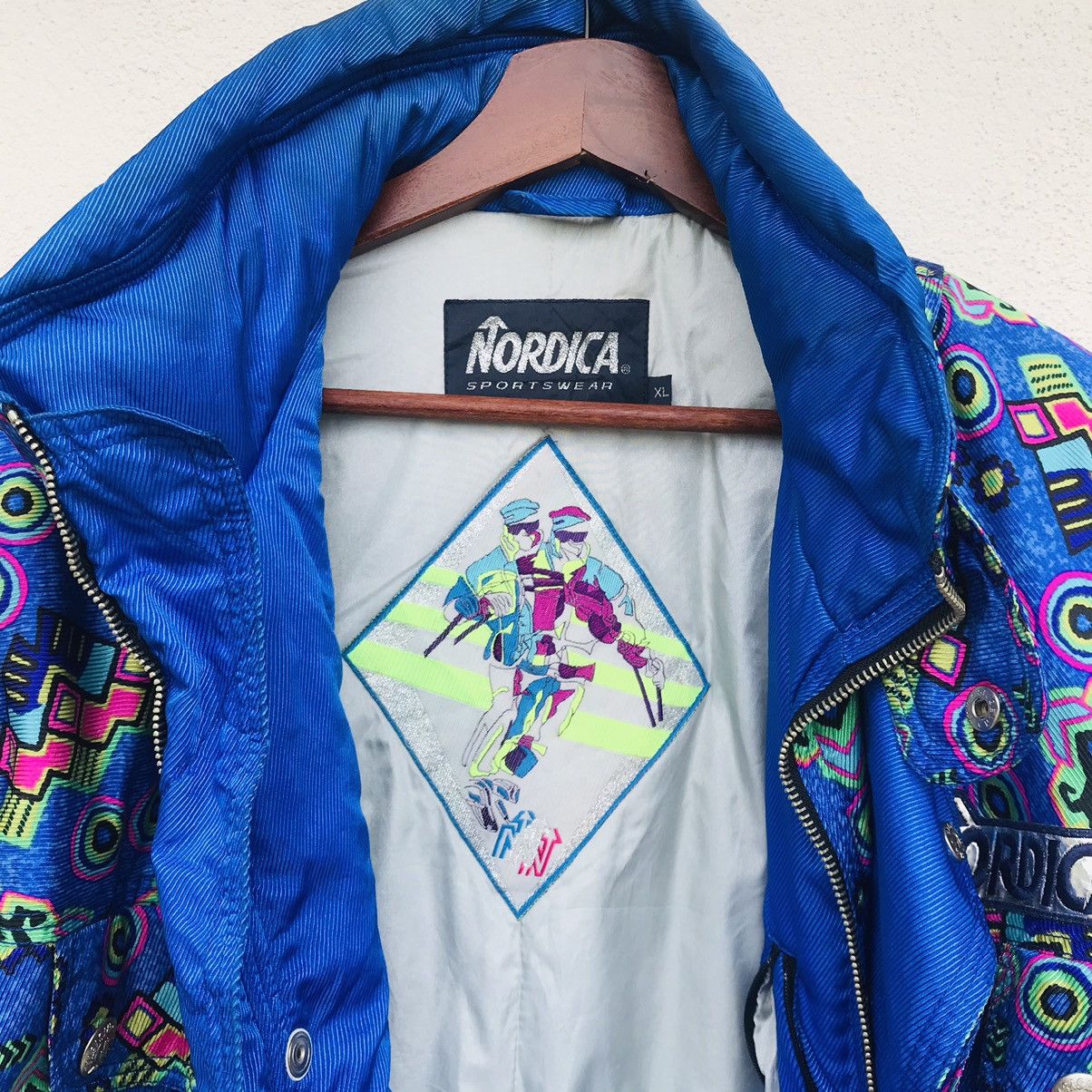 Japanese Brand Nordica sportwear skier multitones art reef motive XL Size US XL / EU 56 / 4 - 11 Thumbnail